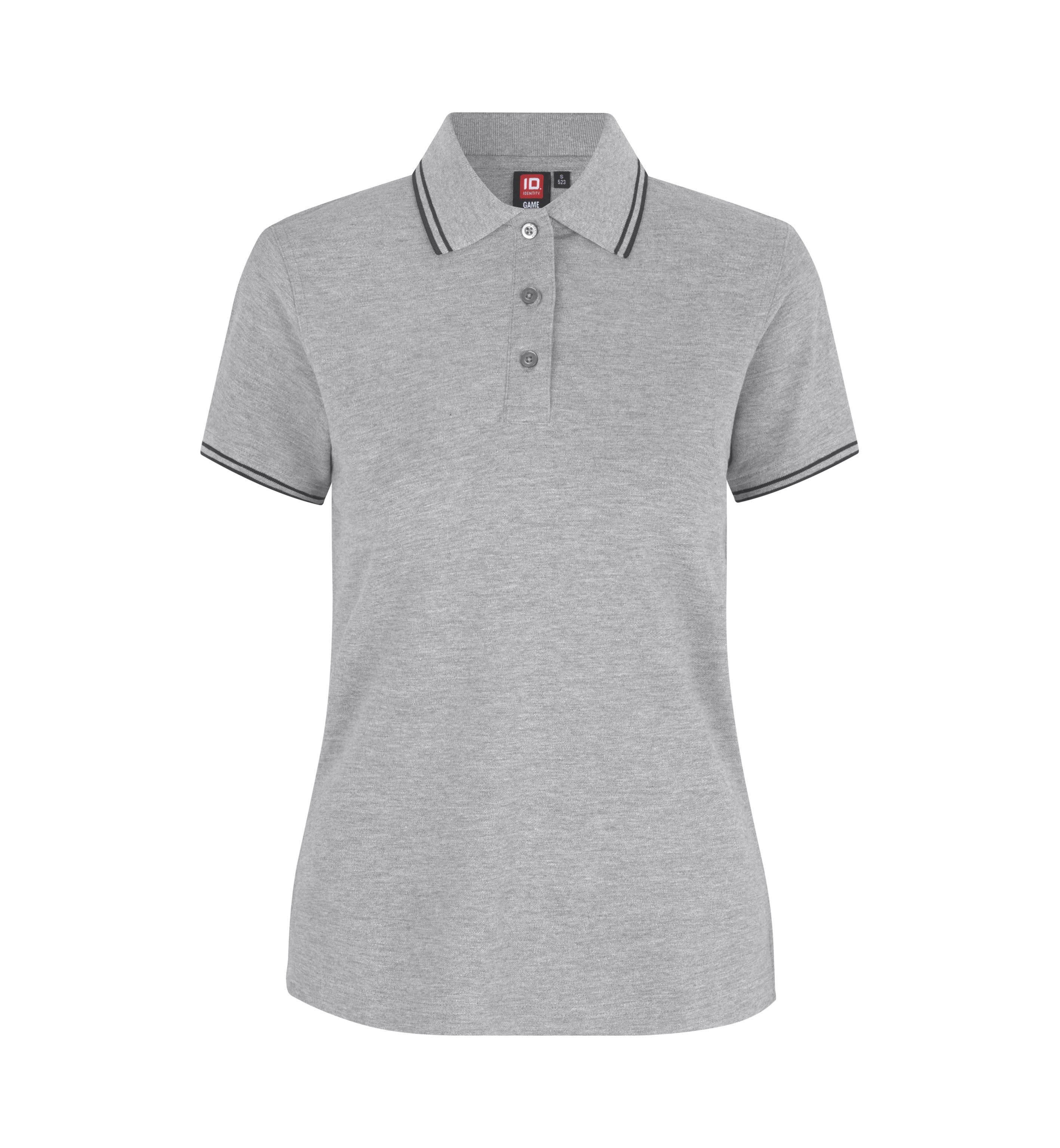 Kontrast Poloshirt | Stretch | Damen