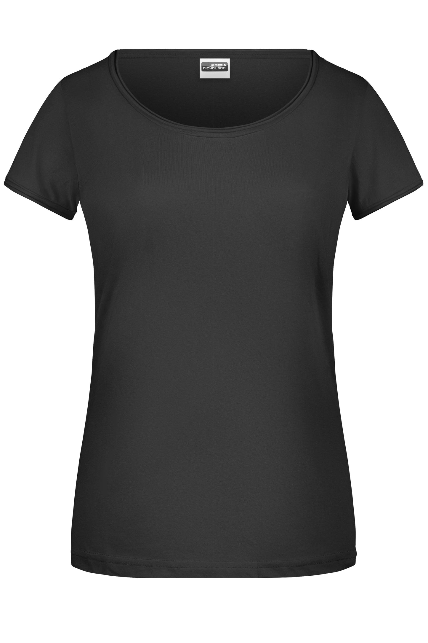 8001 - Ladies'-T in black Größe XS von Daiber