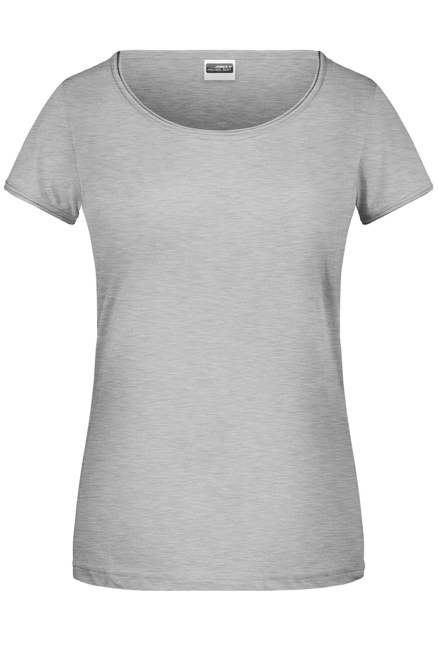 8001 - Ladies'-T in grey-heather Größe XS von Daiber