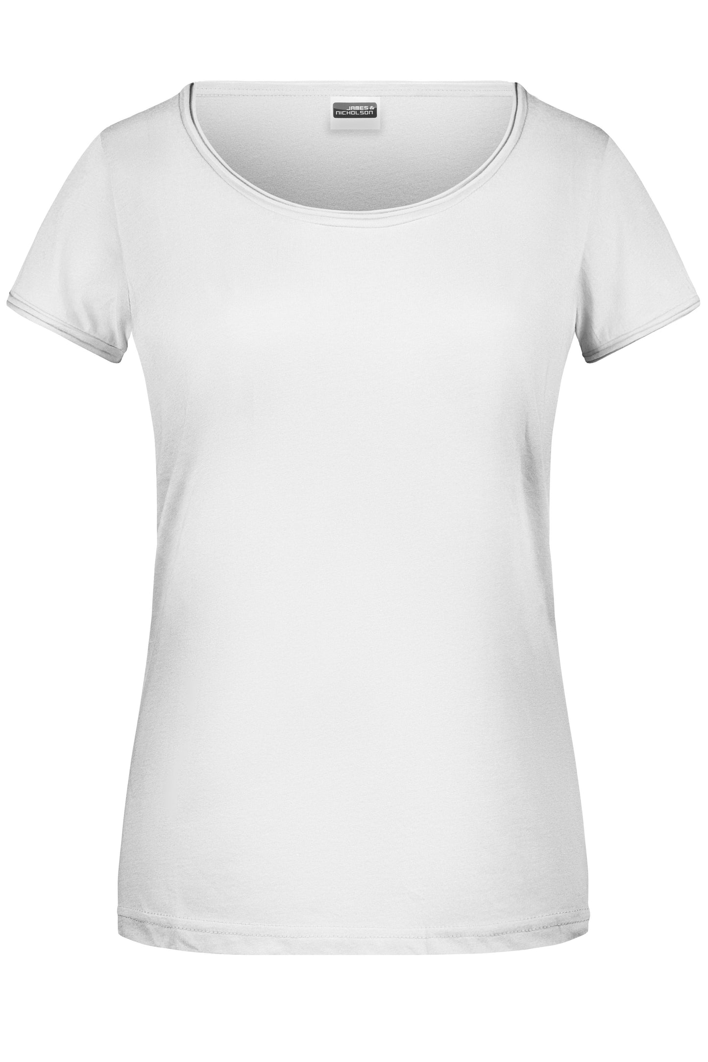 8001 - Ladies'-T in white Größe XS von Daiber