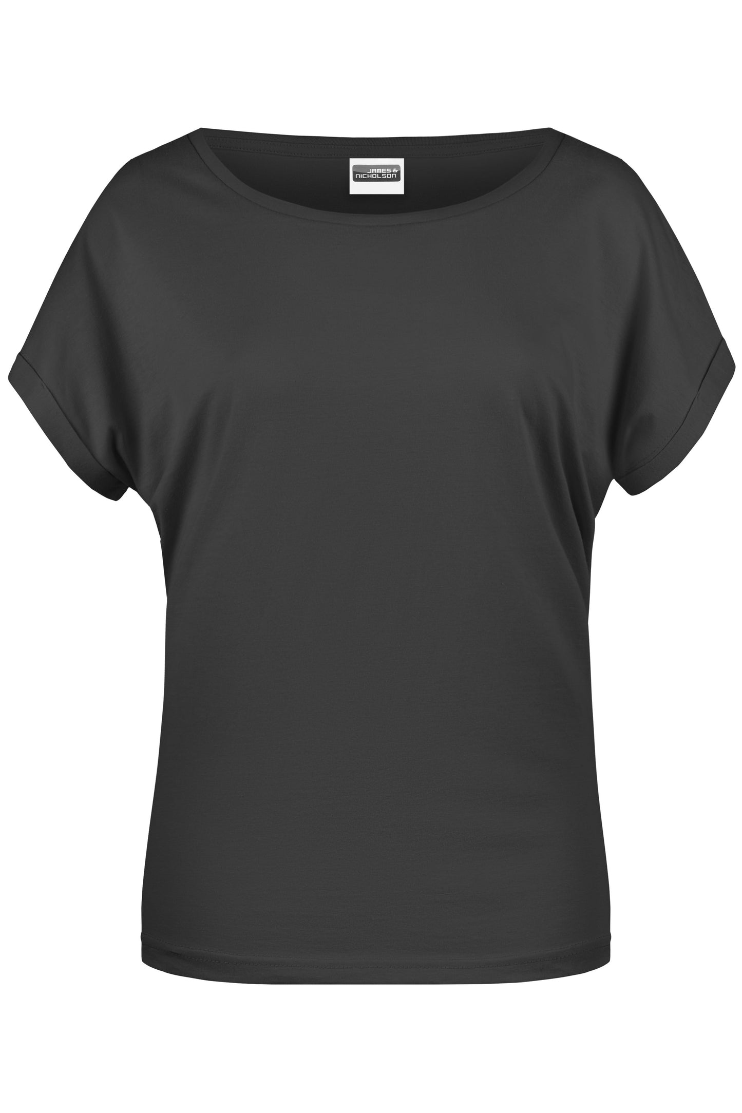 8005 - Ladies' Casual-T in black Größe XS von Daiber