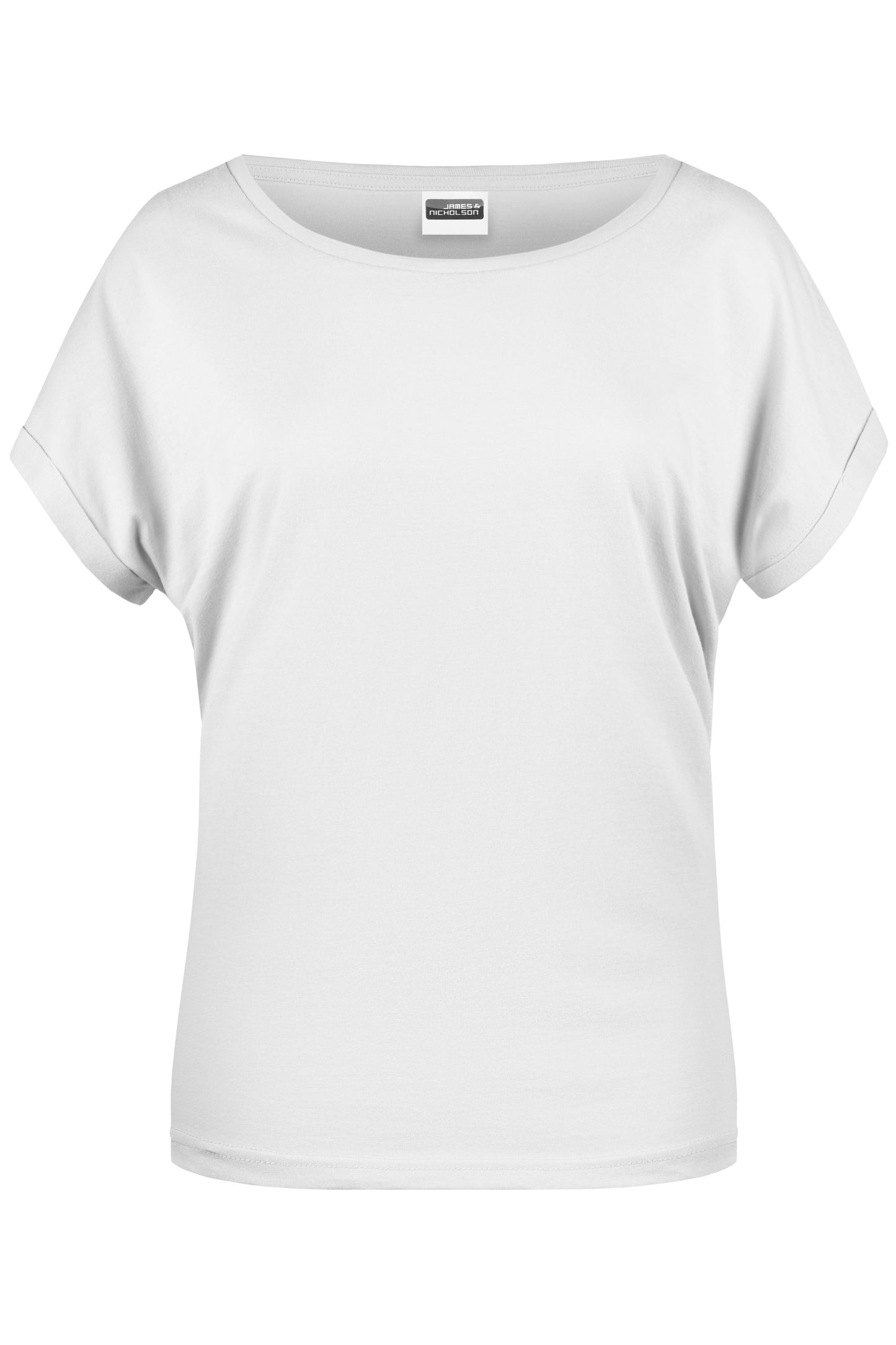 8005 - Ladies' Casual-T in white Größe XS von Daiber