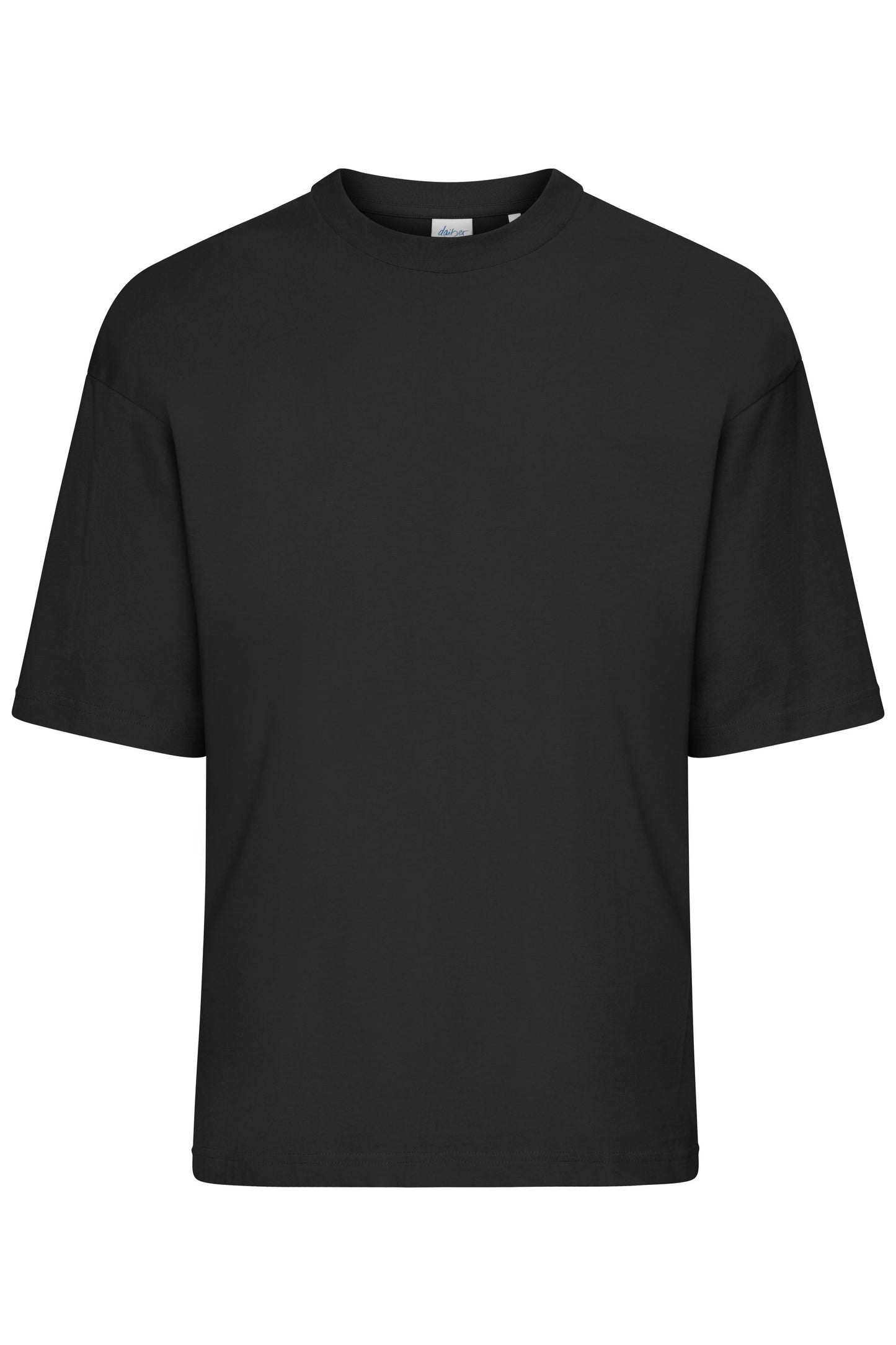 8041 - Oversized-T UNISEX in black Größe XXS von Daiber