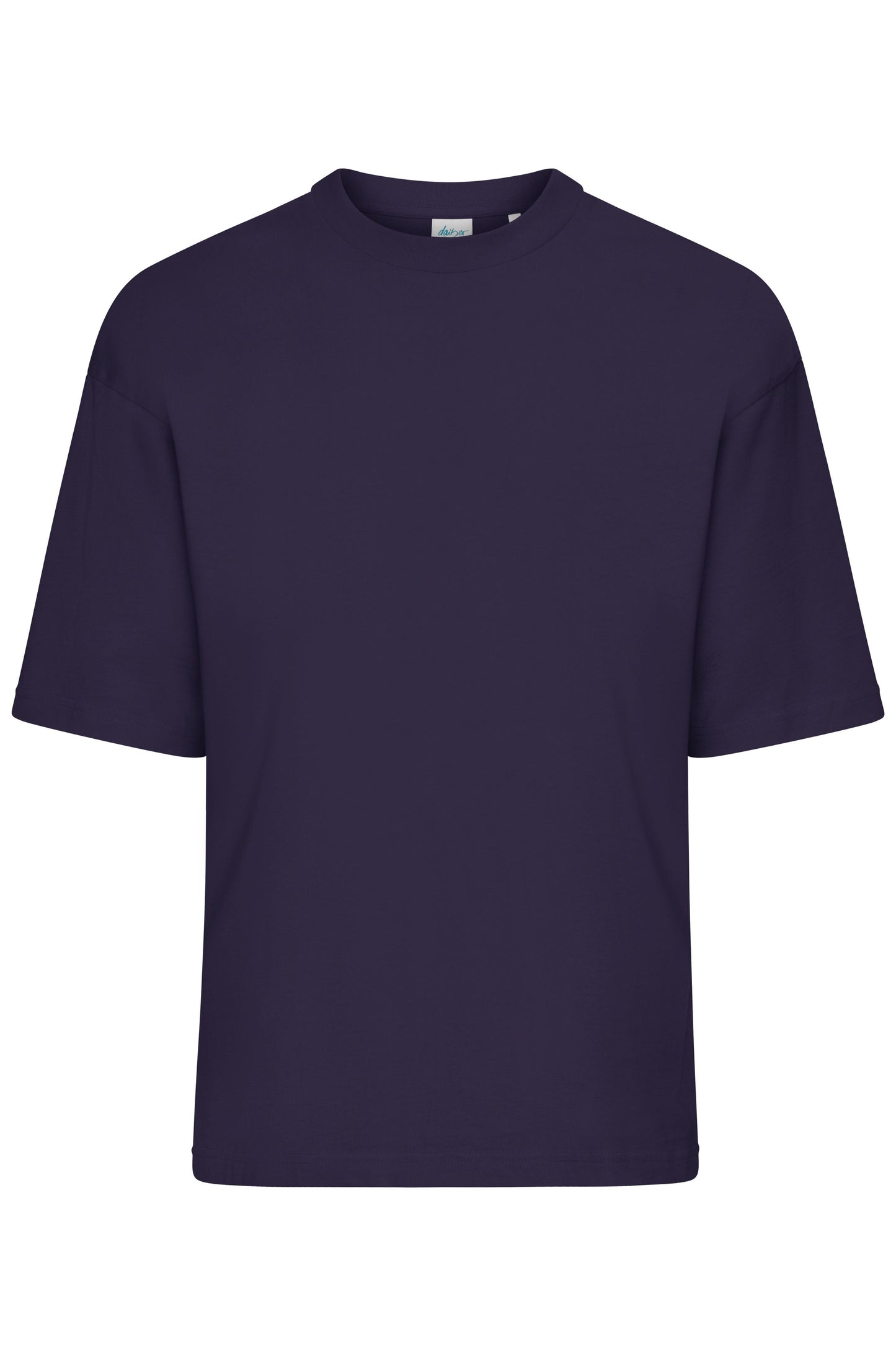 8041 - Oversized-T UNISEX in deep-purple Größe XXS von Daiber