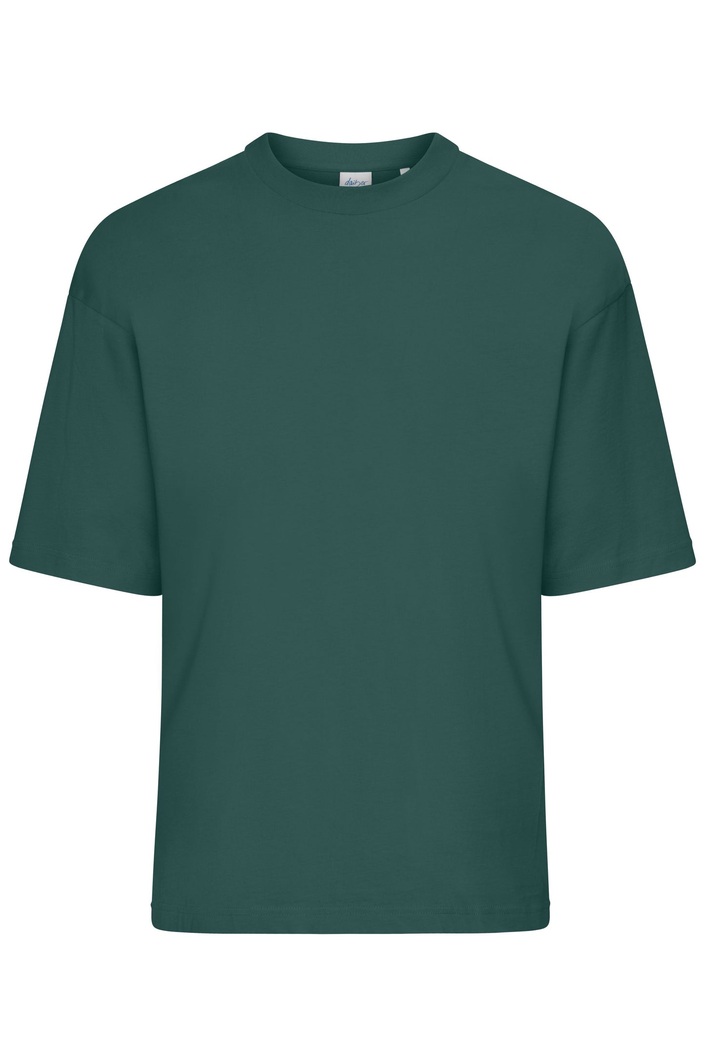 8041 - Oversized-T UNISEX in smoky-green Größe XXS von Daiber