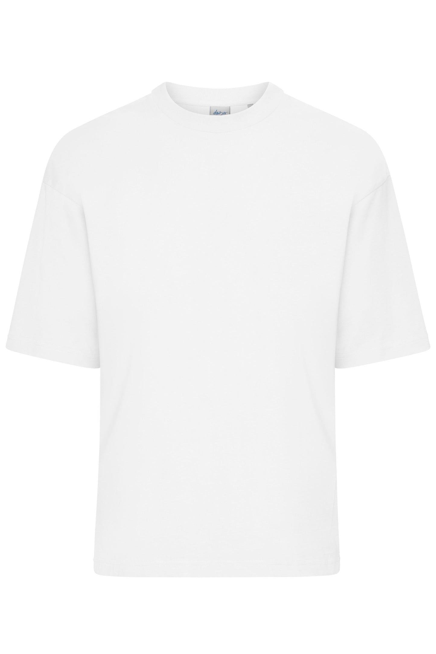 8041 - Oversized-T UNISEX in white Größe XXS von Daiber