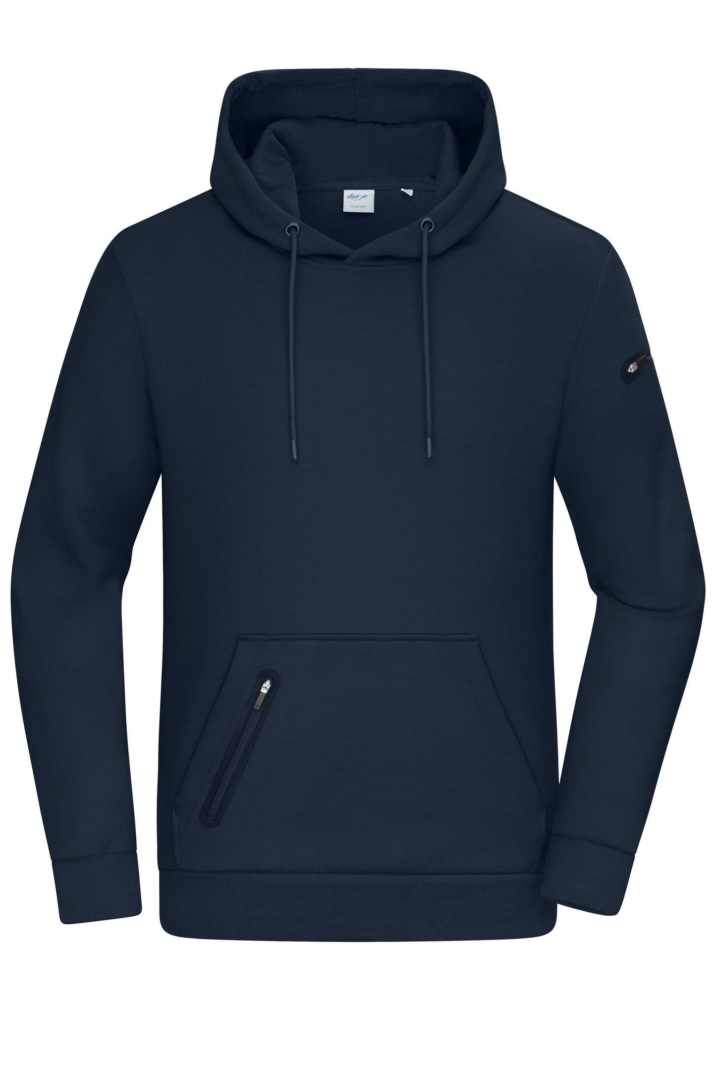 8046 - Men's Hoody Interlock in navy Größe S von Daiber