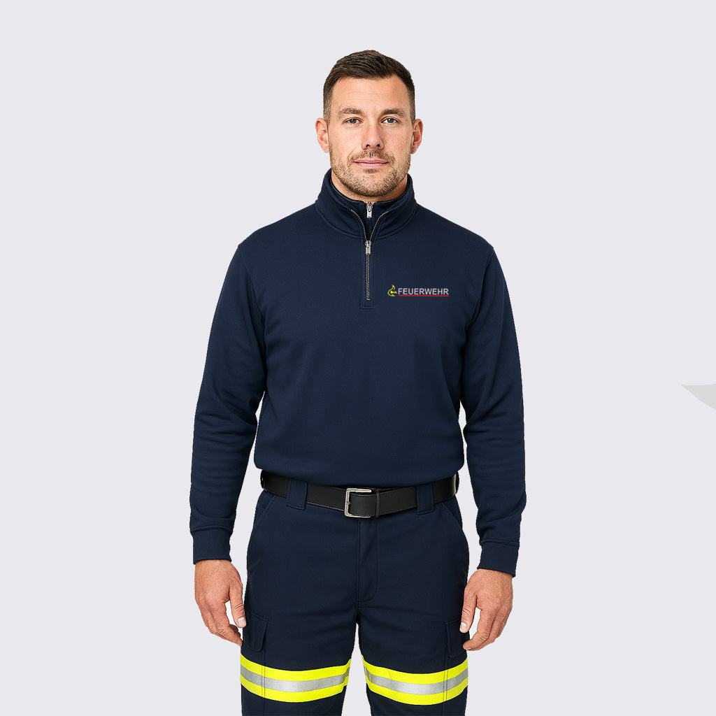 Feuerwehr Half-Zip Sweatshirt Classic
