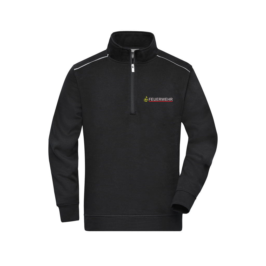 Feuerwehr Half-Zip Sweatshirt Spezial