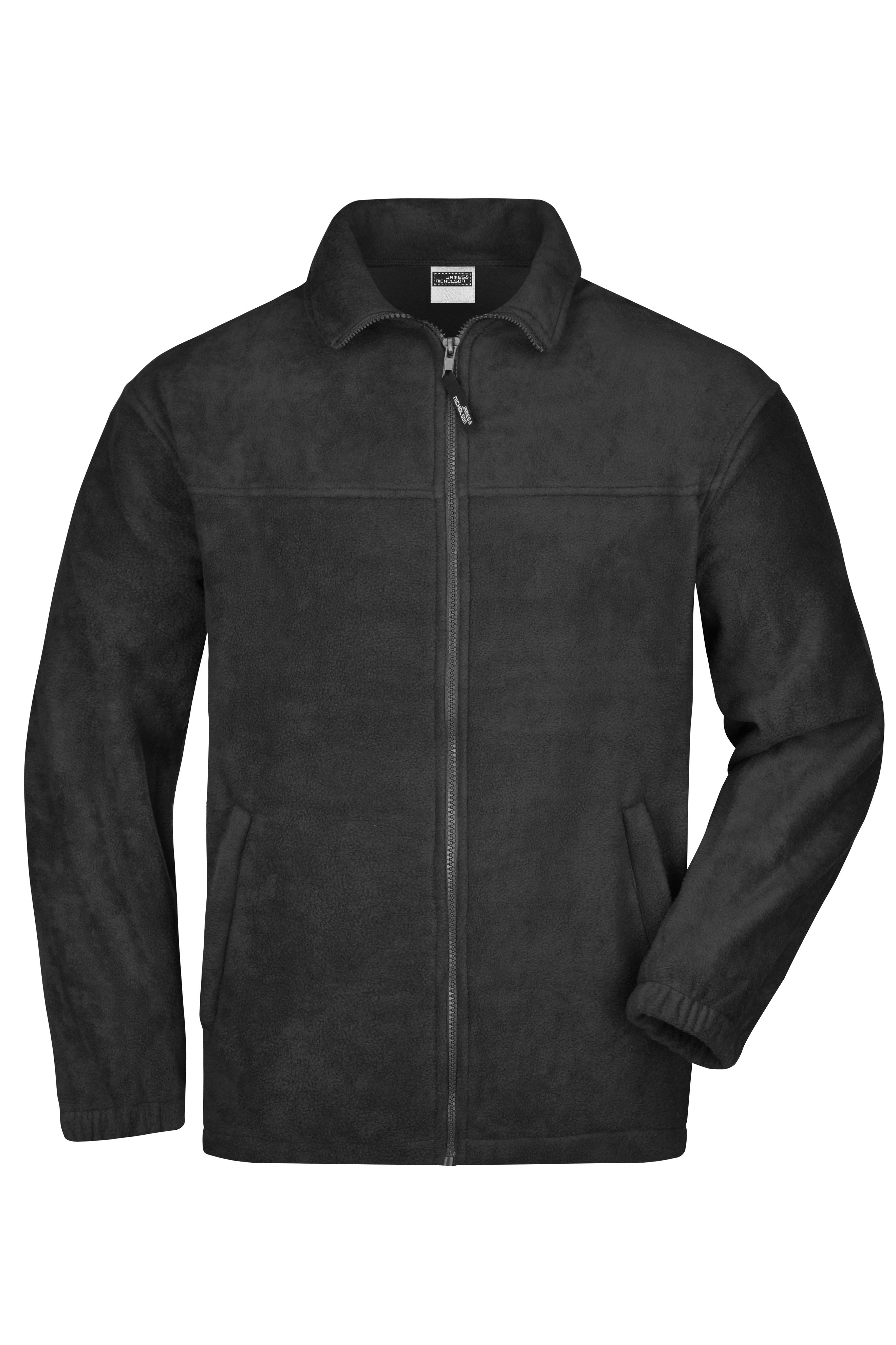 JN044 - Full-Zip Fleece in black Größe S von Daiber