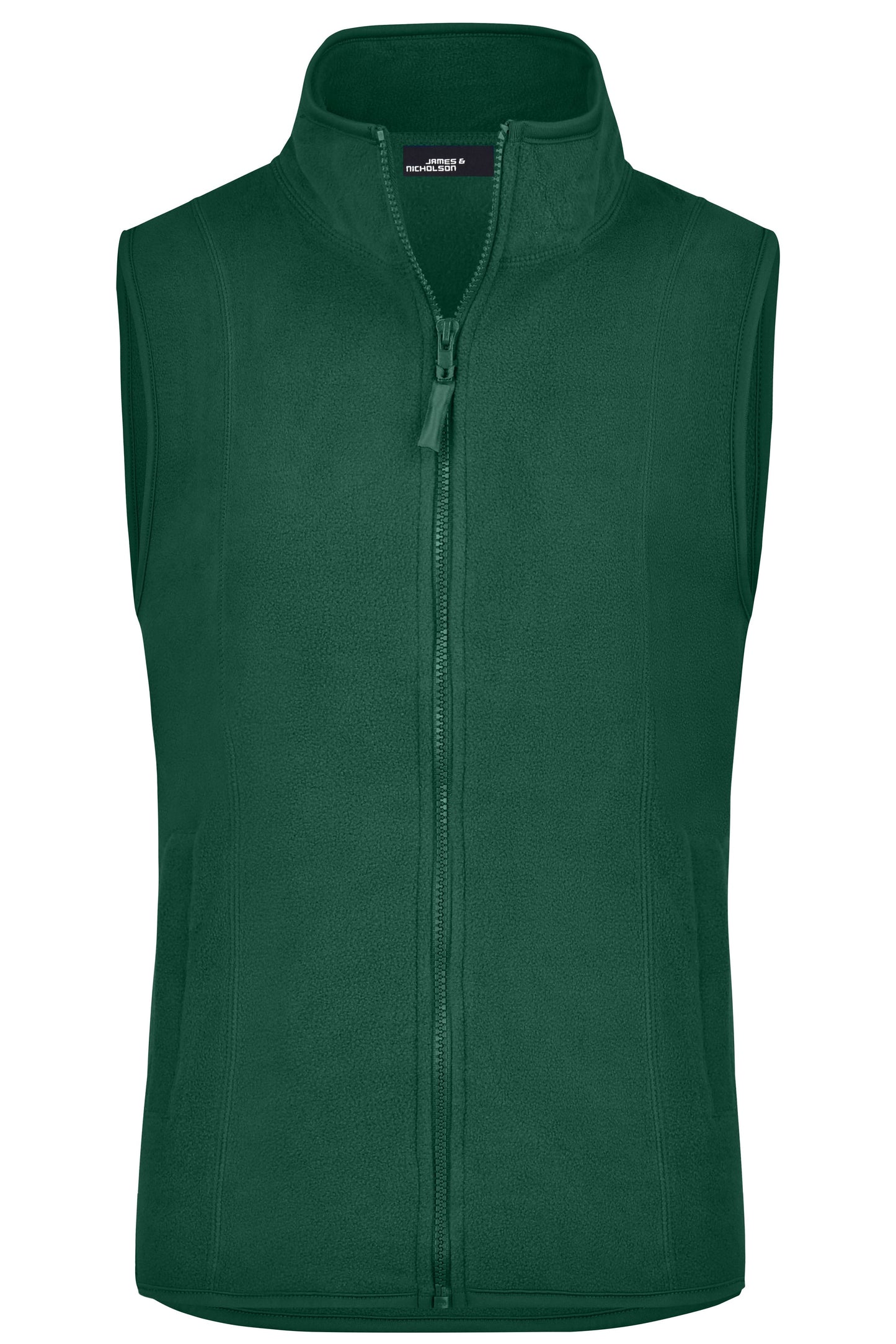 JN048 - Girly Microfleece Vest in dark-green Größe S von Daiber