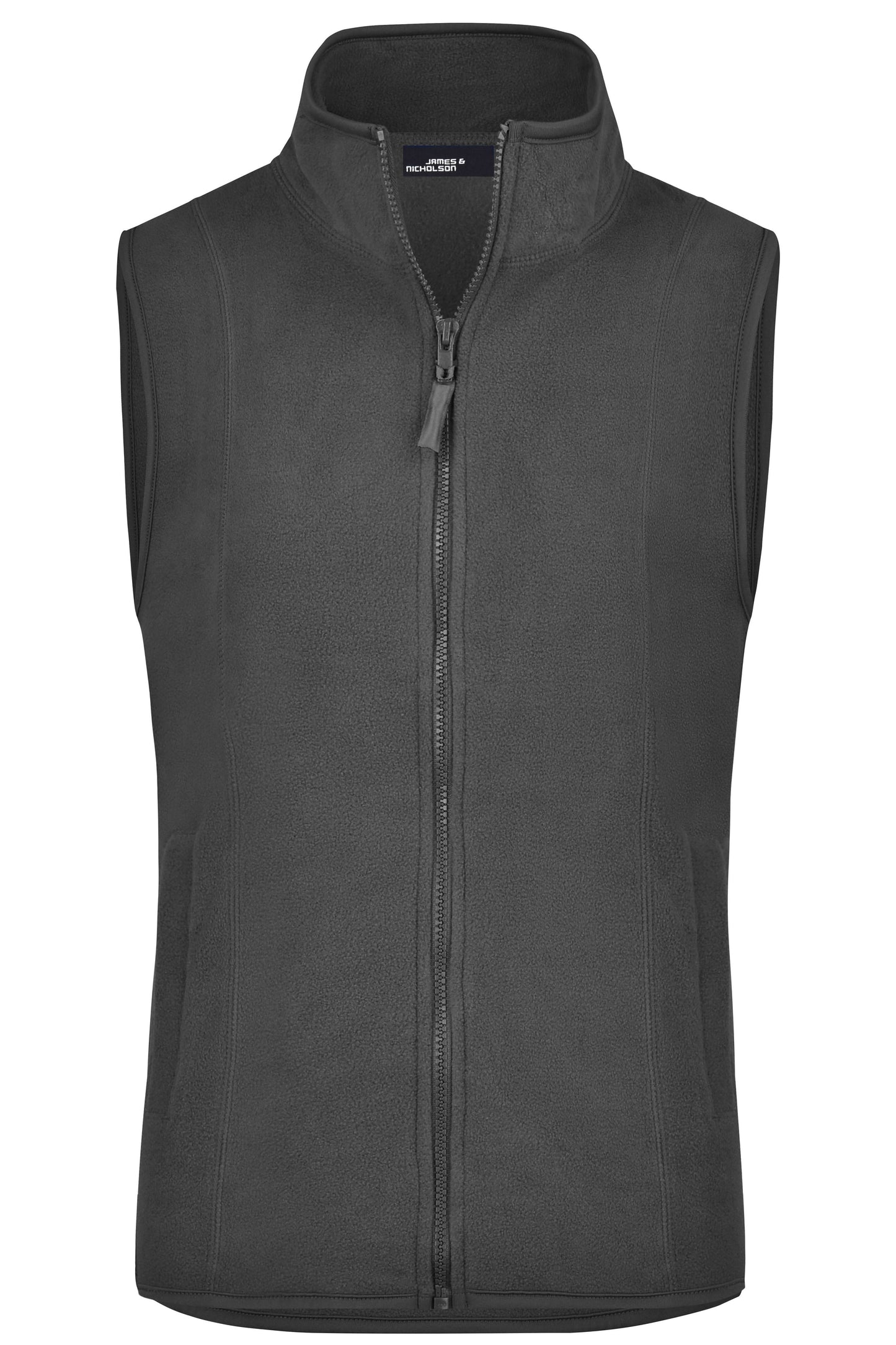 JN048 - Girly Microfleece Vest in dark-grey Größe S von Daiber