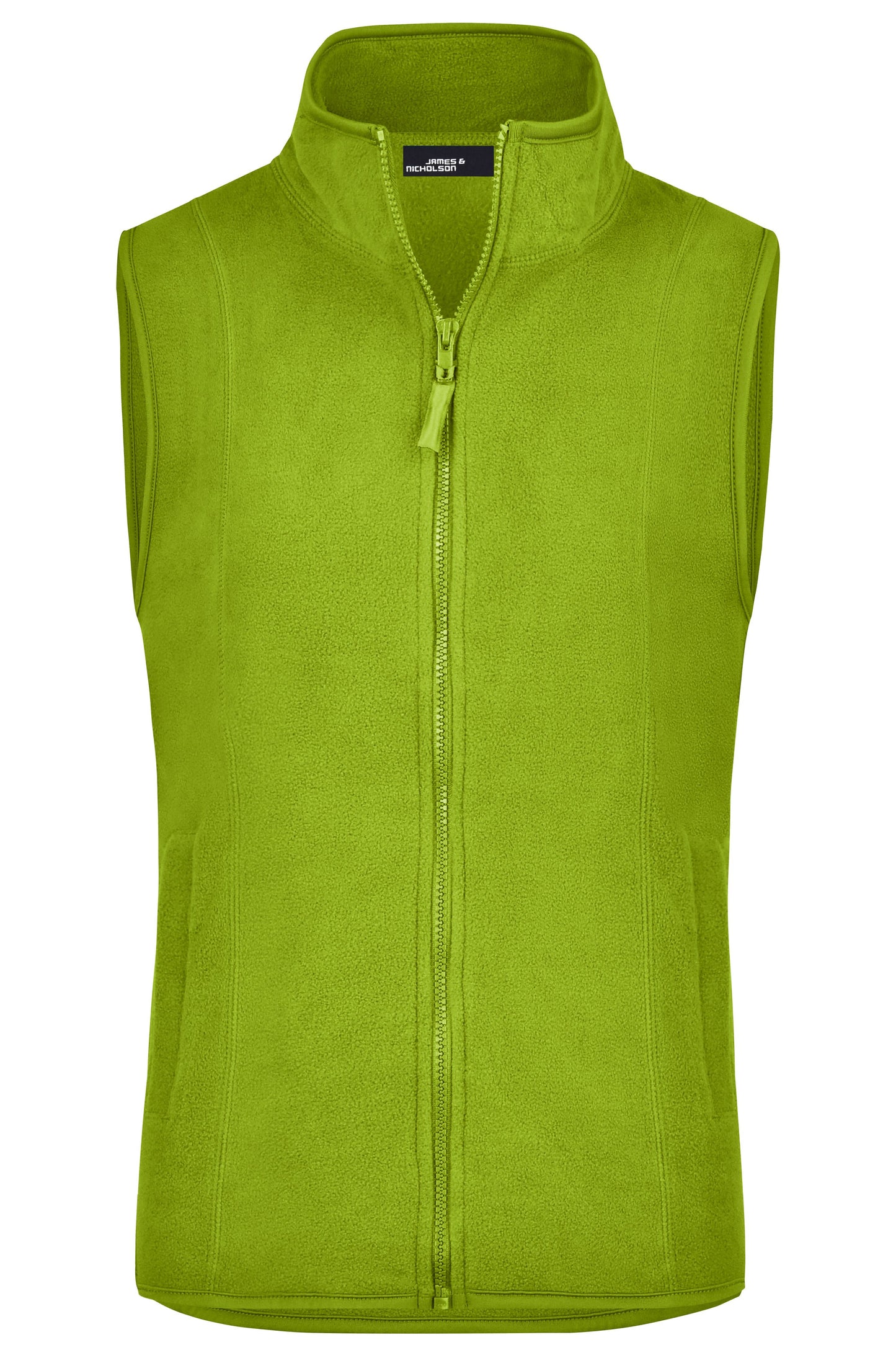 JN048 - Girly Microfleece Vest in lime-green Größe S von Daiber