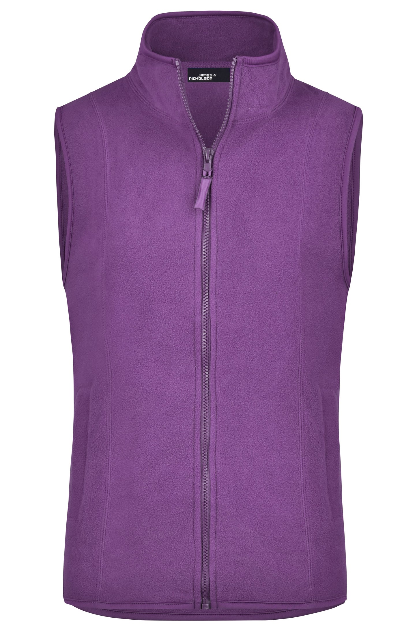 JN048 - Girly Microfleece Vest in purple Größe S von Daiber