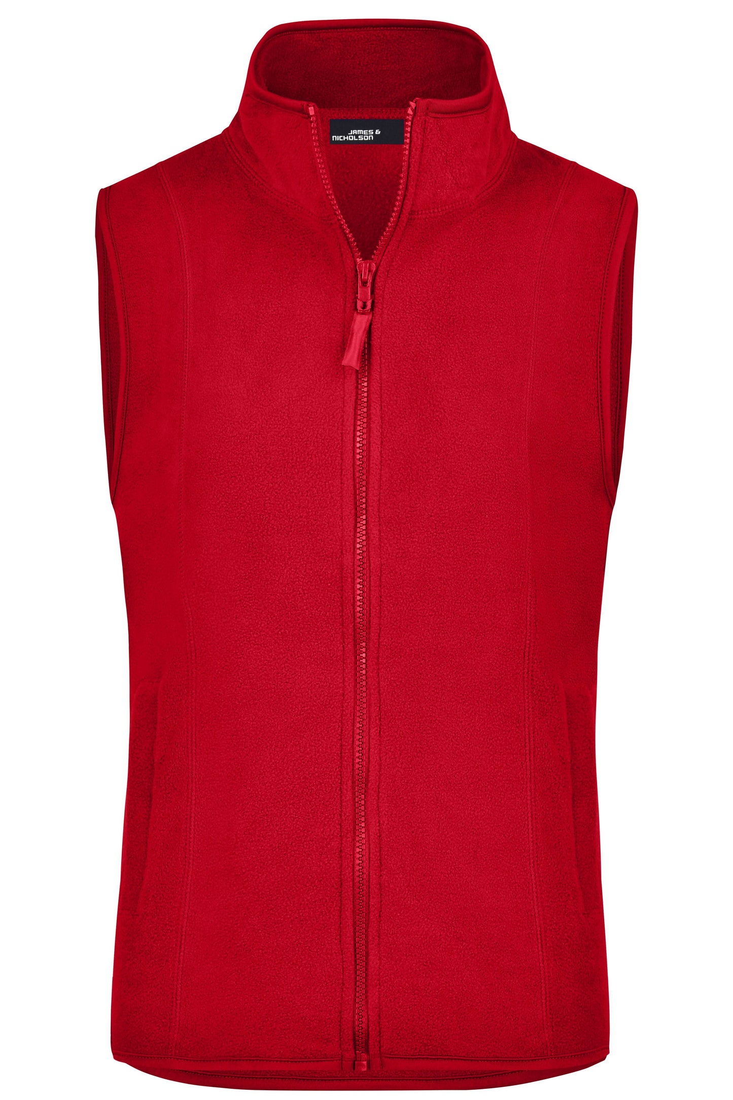 JN048 - Girly Microfleece Vest in red Größe S von Daiber