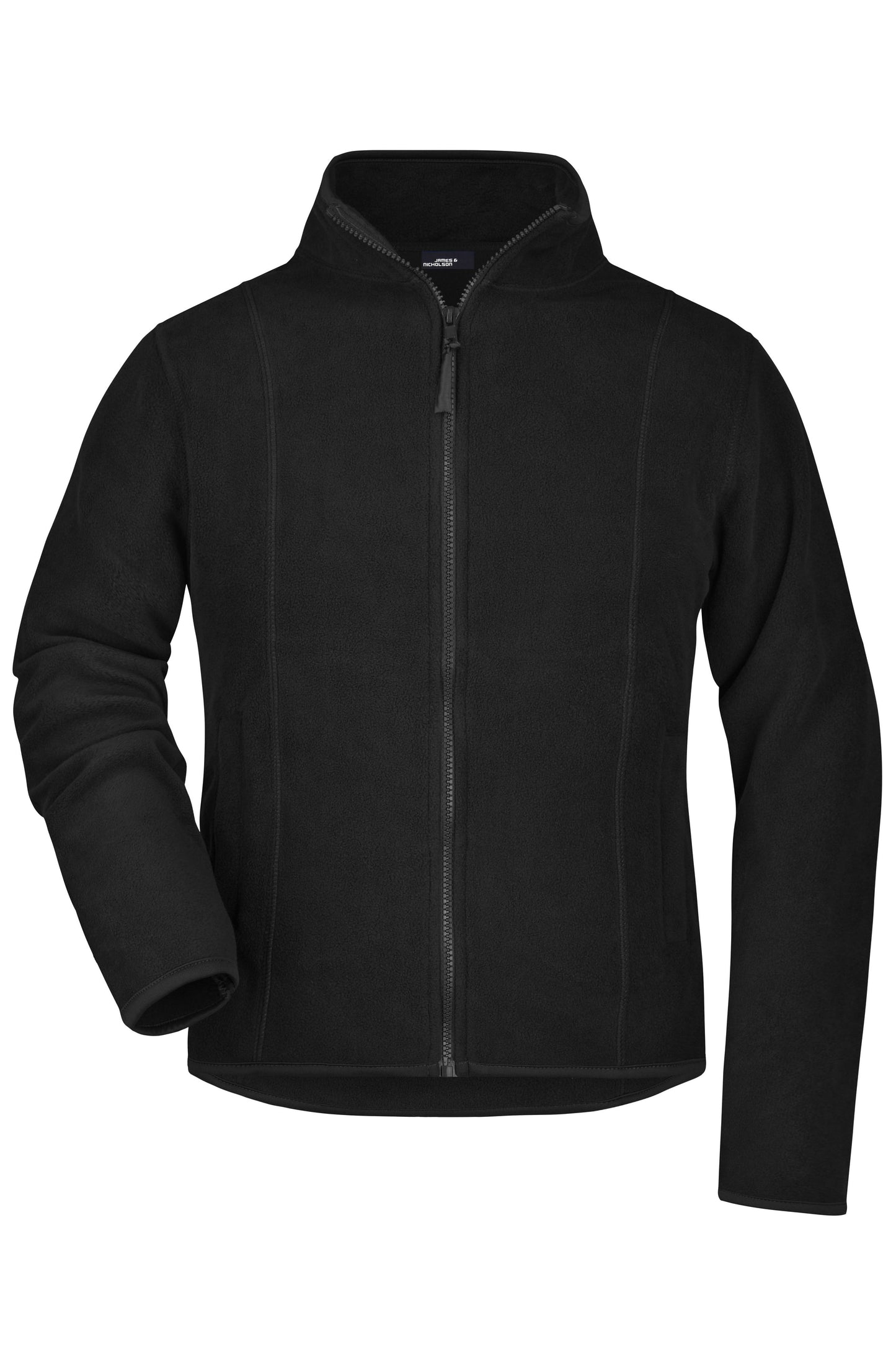 JN049 - Girly Microfleece Jacket in black Größe S von Daiber