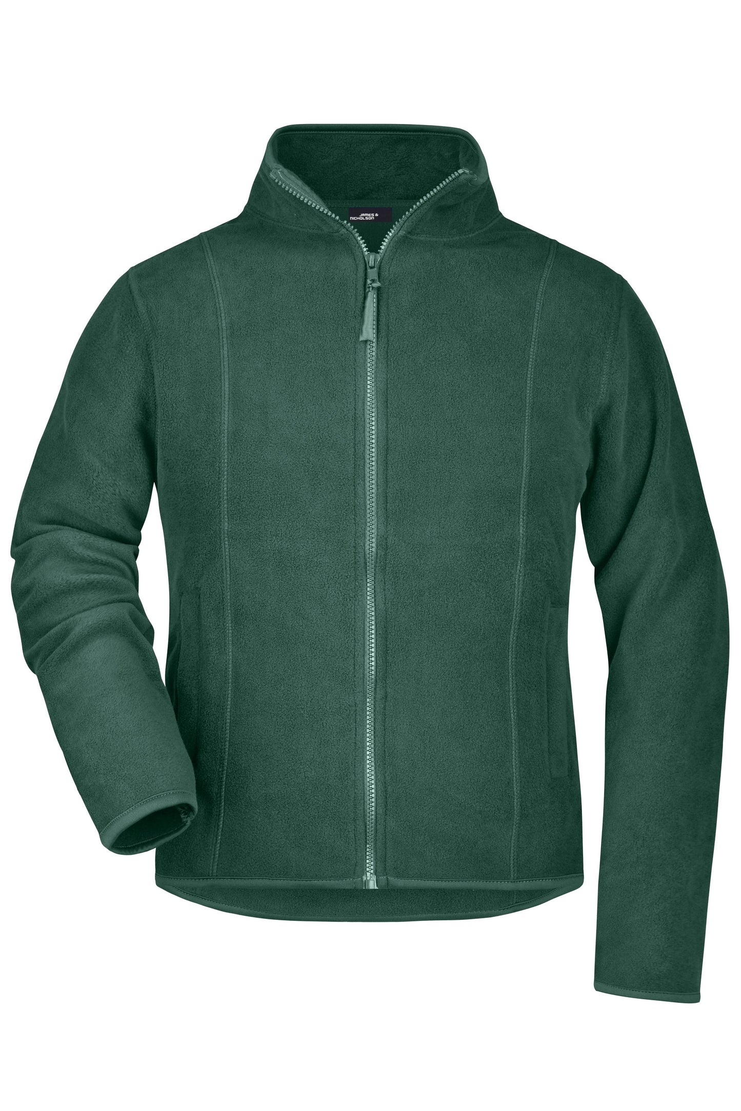 JN049 - Girly Microfleece Jacket in dark-green Größe S von Daiber