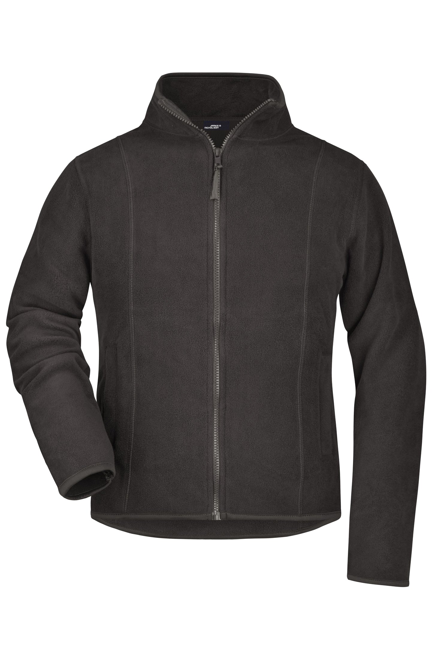 JN049 - Girly Microfleece Jacket in dark-grey Größe S von Daiber