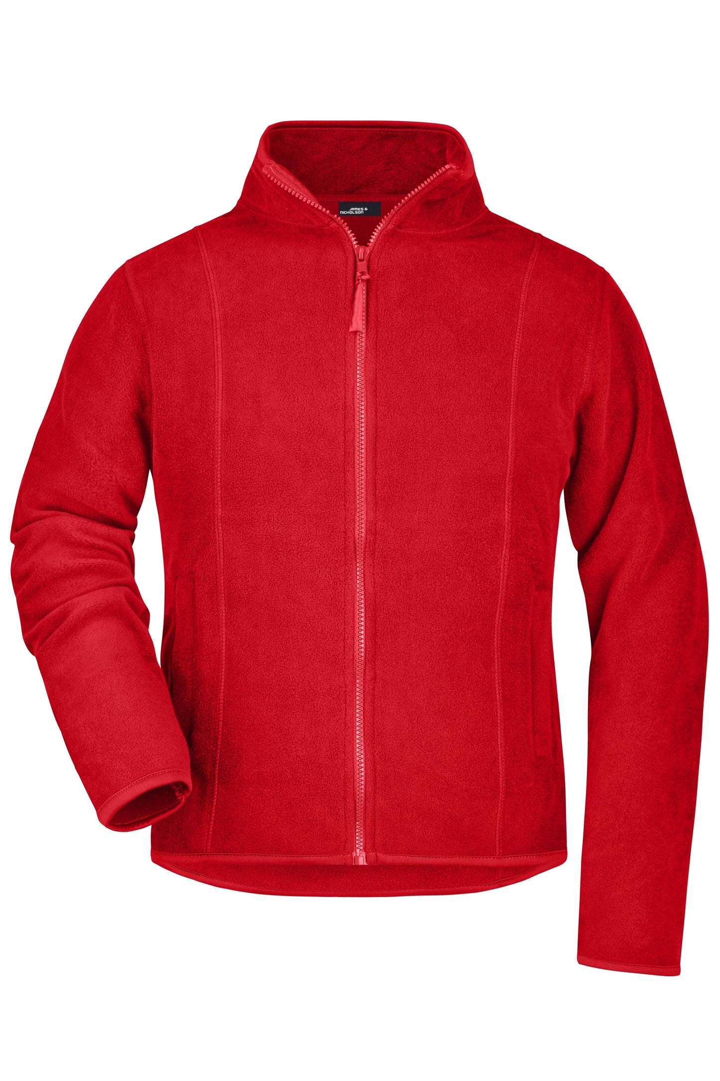 JN049 - Girly Microfleece Jacket in red Größe S von Daiber