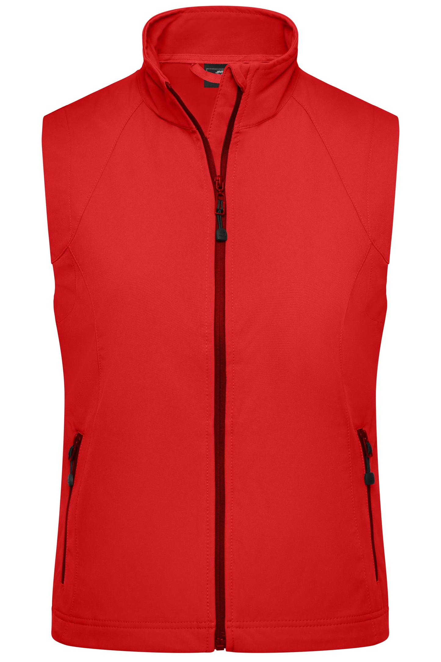 JN1023 - Ladies' Softshell Vest in red Größe S von Daiber