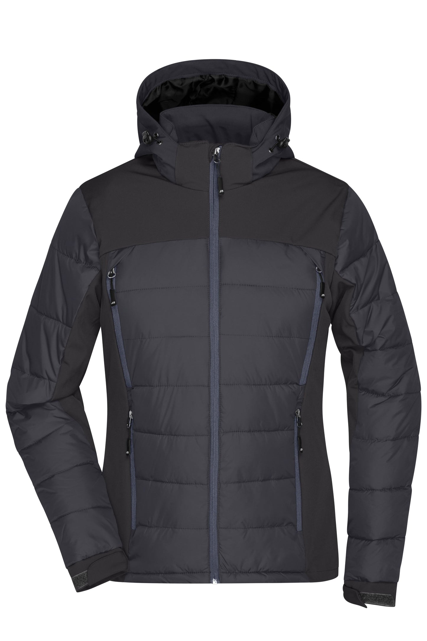 JN1049 - Ladies' Outdoor Hybrid Jacket in black Größe S von Daiber
