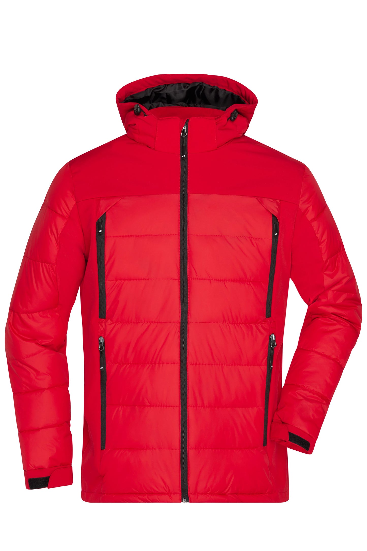 JN1050 - Men's Outdoor Hybrid Jacket in red Größe S von Daiber
