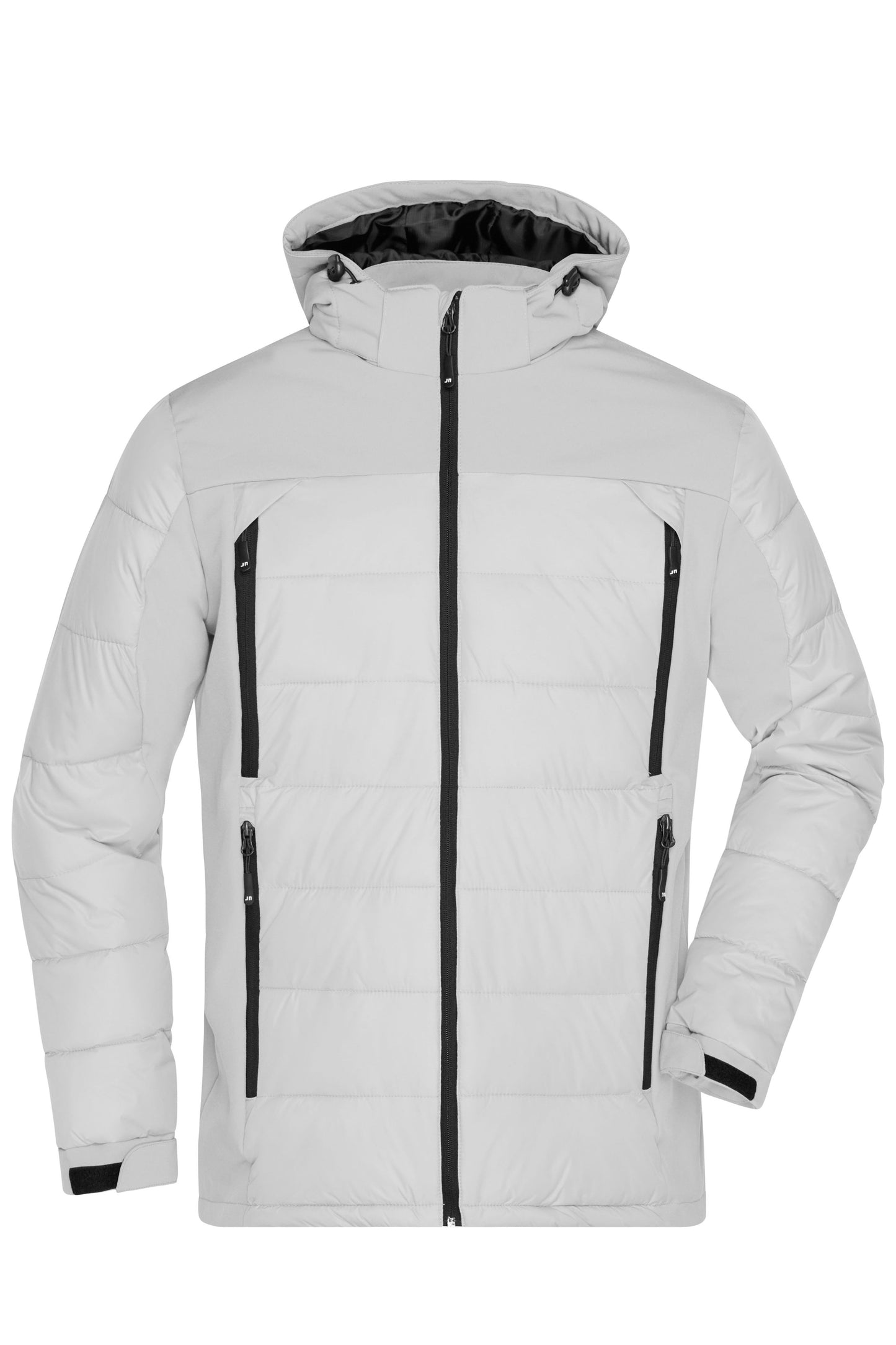 JN1050 - Men's Outdoor Hybrid Jacket in white Größe S von Daiber