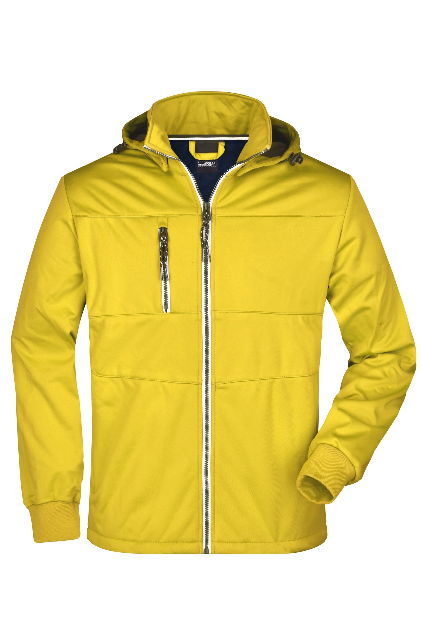 JN1078 - Men's Maritime Jacket in sun-yellow/navy/white Größe S von Daiber