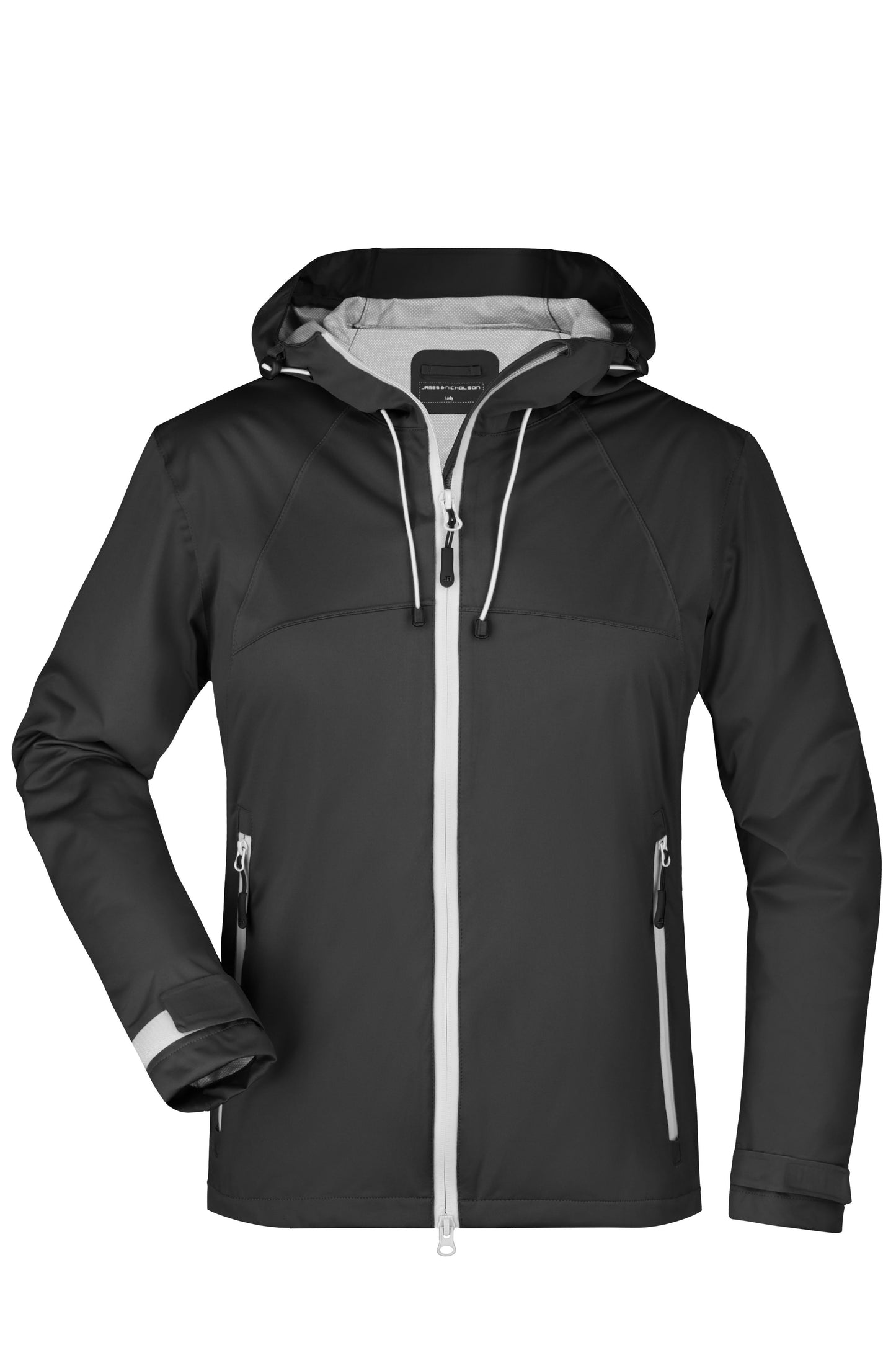 JN1097 - Ladies' Outdoor Jacket in black/silver Größe S von Daiber