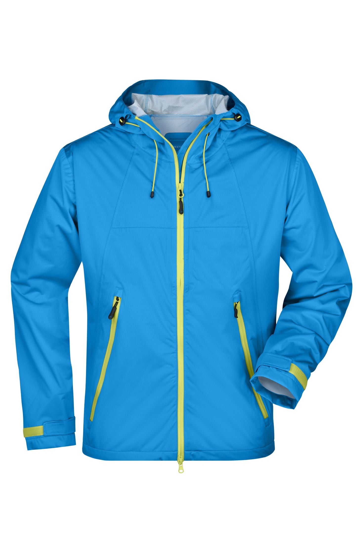 JN1098 - Men's Outdoor Jacket in aqua/acid-yellow Größe S von Daiber