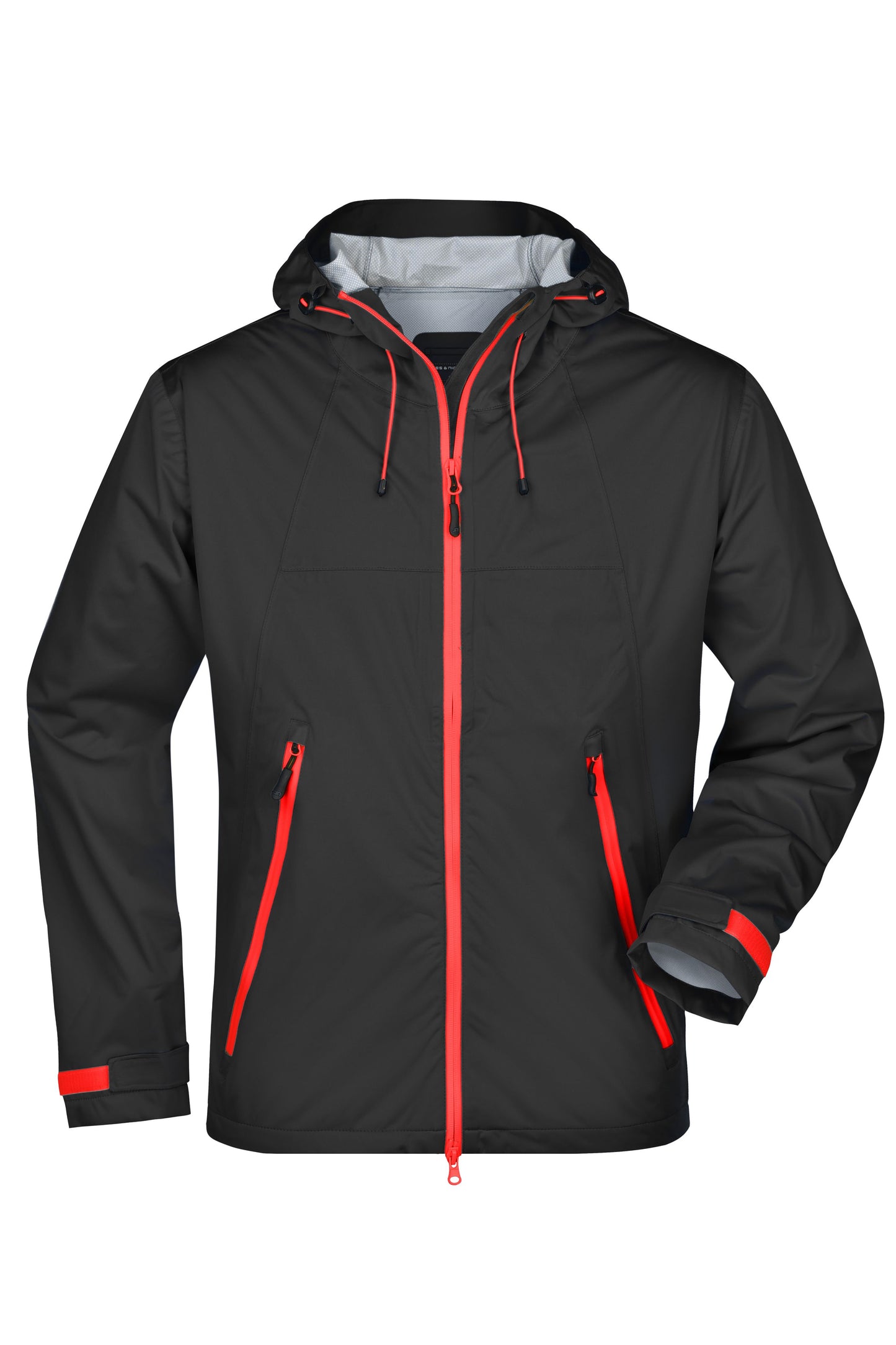 JN1098 - Men's Outdoor Jacket in black/red Größe S von Daiber