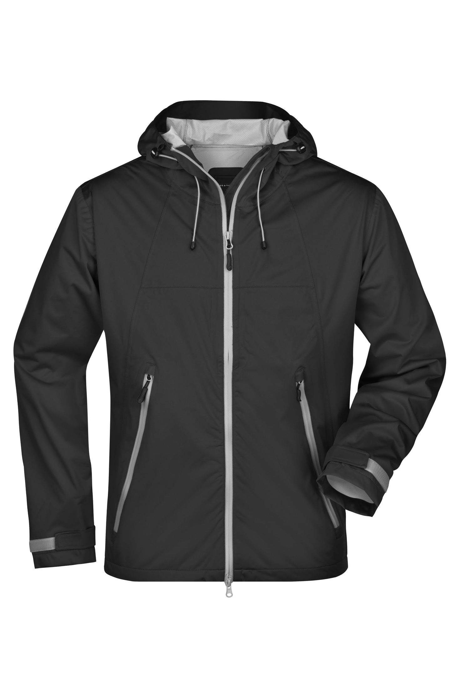 JN1098 - Men's Outdoor Jacket in black/silver Größe S von Daiber