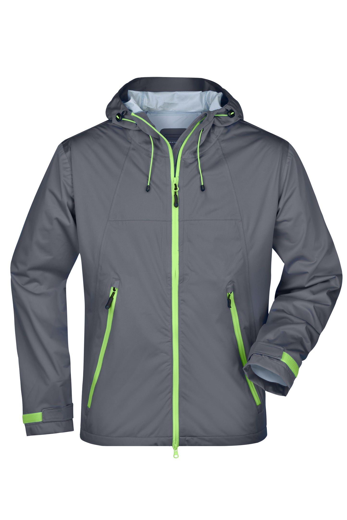 JN1098 - Men's Outdoor Jacket in iron-grey/green Größe S von Daiber