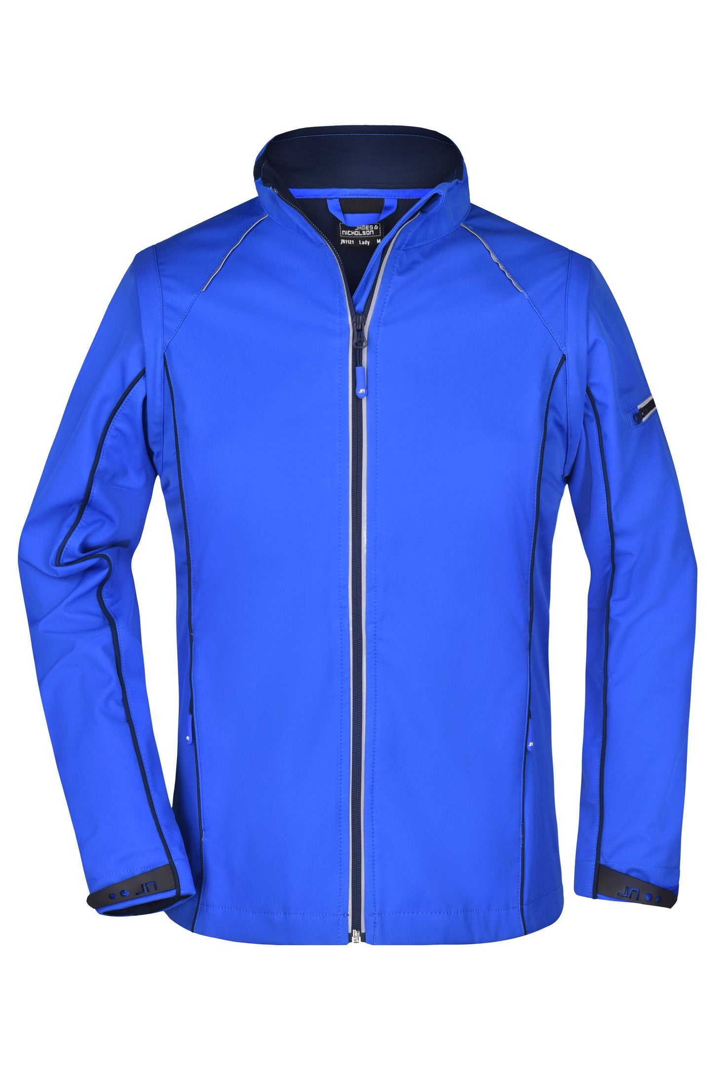 JN1121 - Ladies' Zip-Off Softshell Jacket in nautic-blue/navy Größe S von Daiber