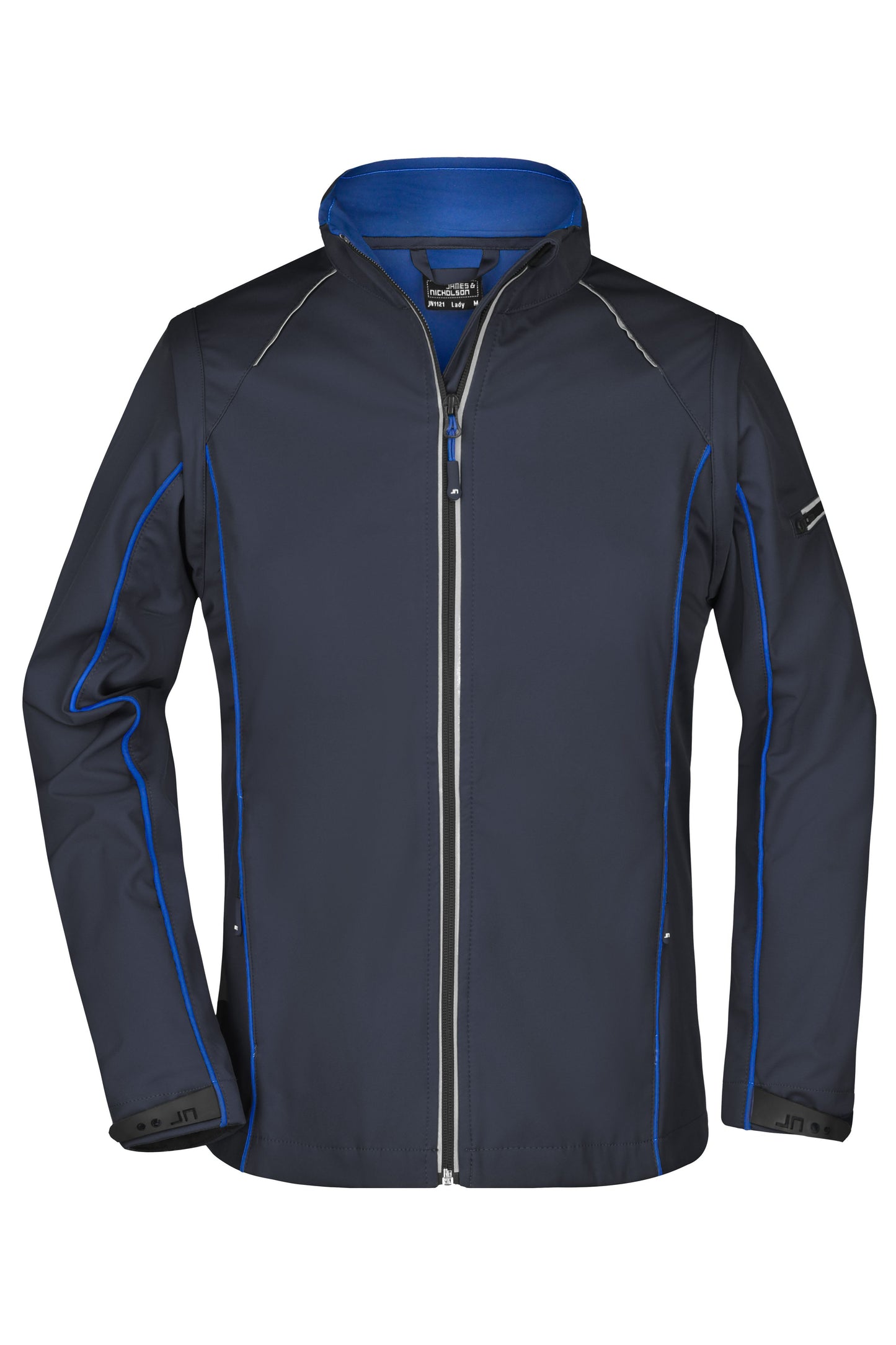 JN1121 - Ladies' Zip-Off Softshell Jacket in navy/royal Größe S von Daiber