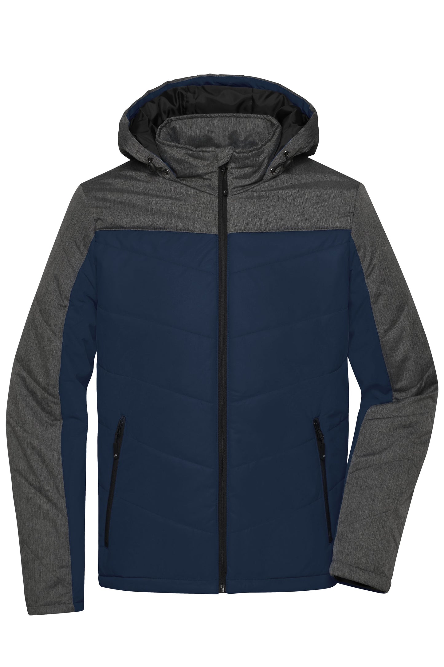 JN1134 - Men's Winter Jacket in navy/anthracite-melange Größe S von Daiber