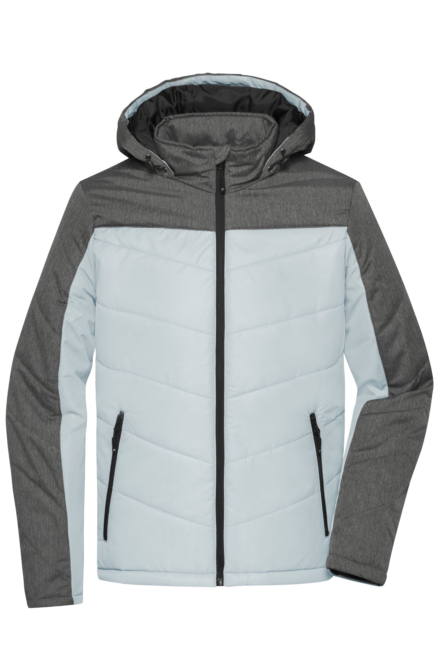 JN1134 - Men's Winter Jacket in silver/anthracite-melange Größe S von Daiber