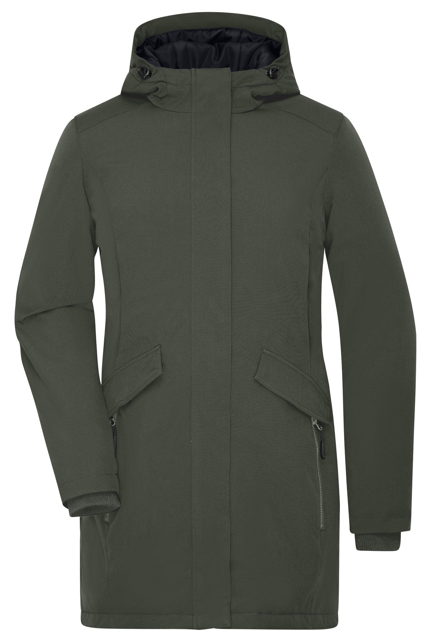 JN1175 - Ladies' Business Parka in olive-green Größe XS von Daiber