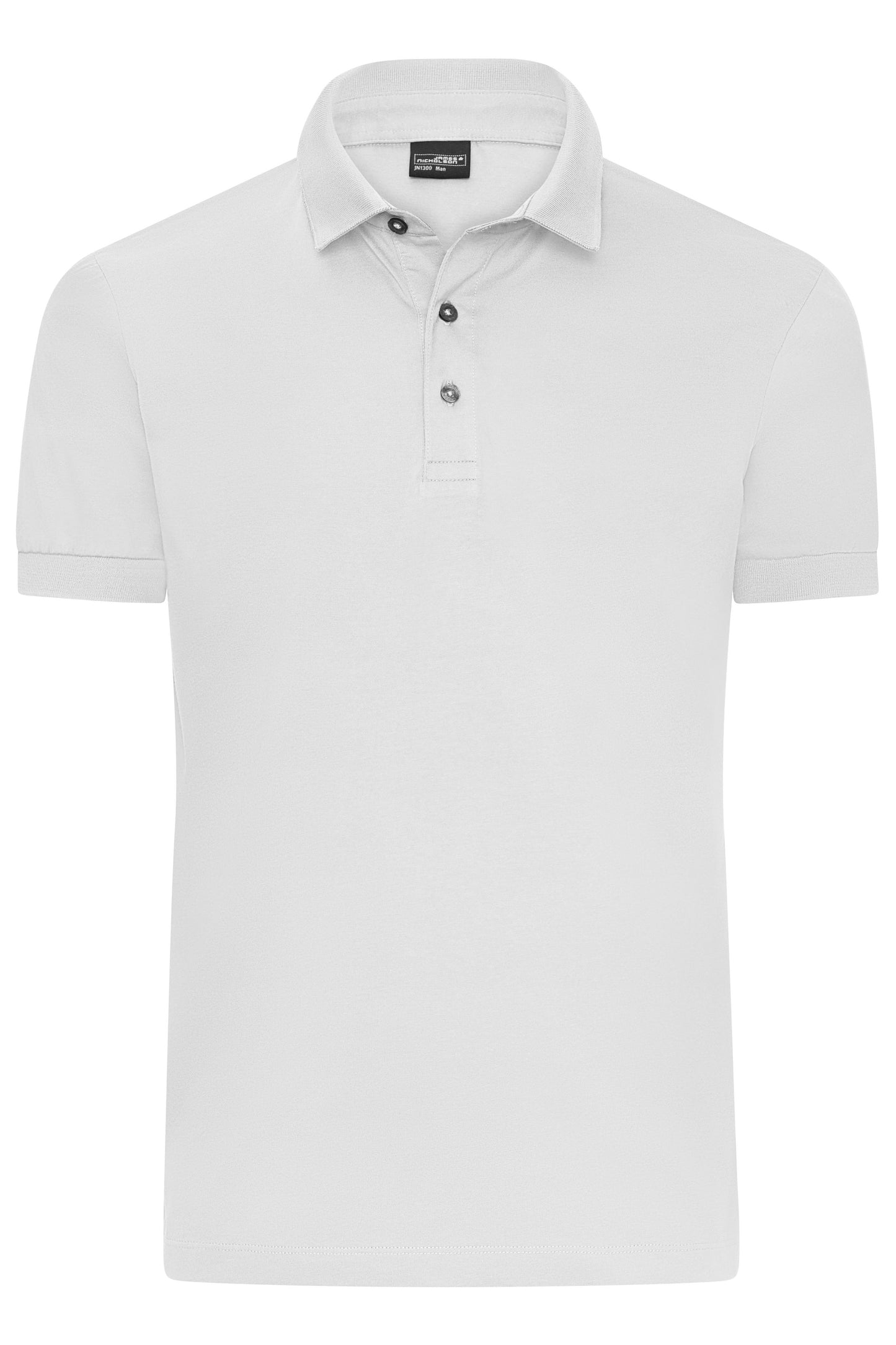 JN1300 - Men's Mercerised Polo in white Größe S von Daiber