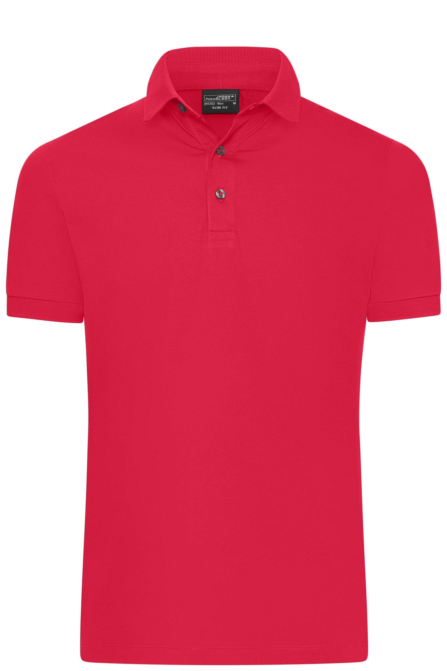 JN1302 - Men's Mercerised Polo Slim Fit in light-red Größe S von Daiber