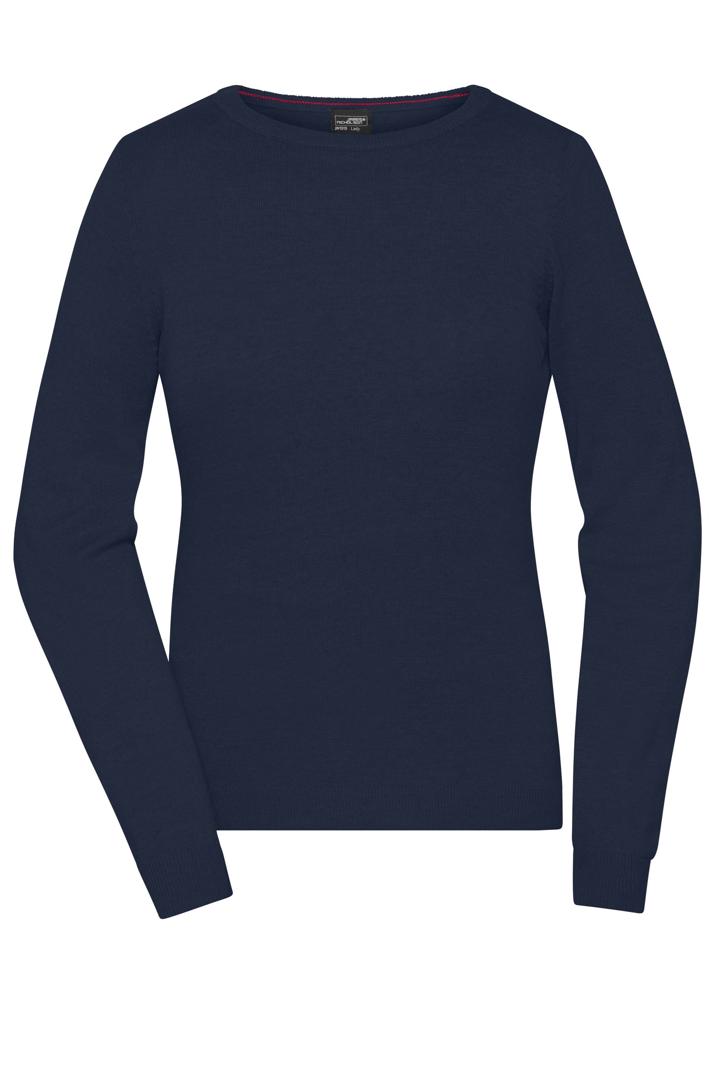 JN1313 - Ladies' Round-Neck Pullover in navy Größe XS von Daiber