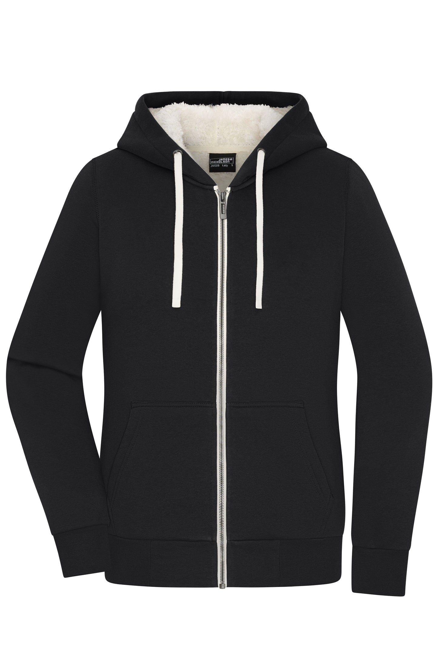 JN1319 - Ladies' Doubleface Jacket in black/nature Größe XS von Daiber