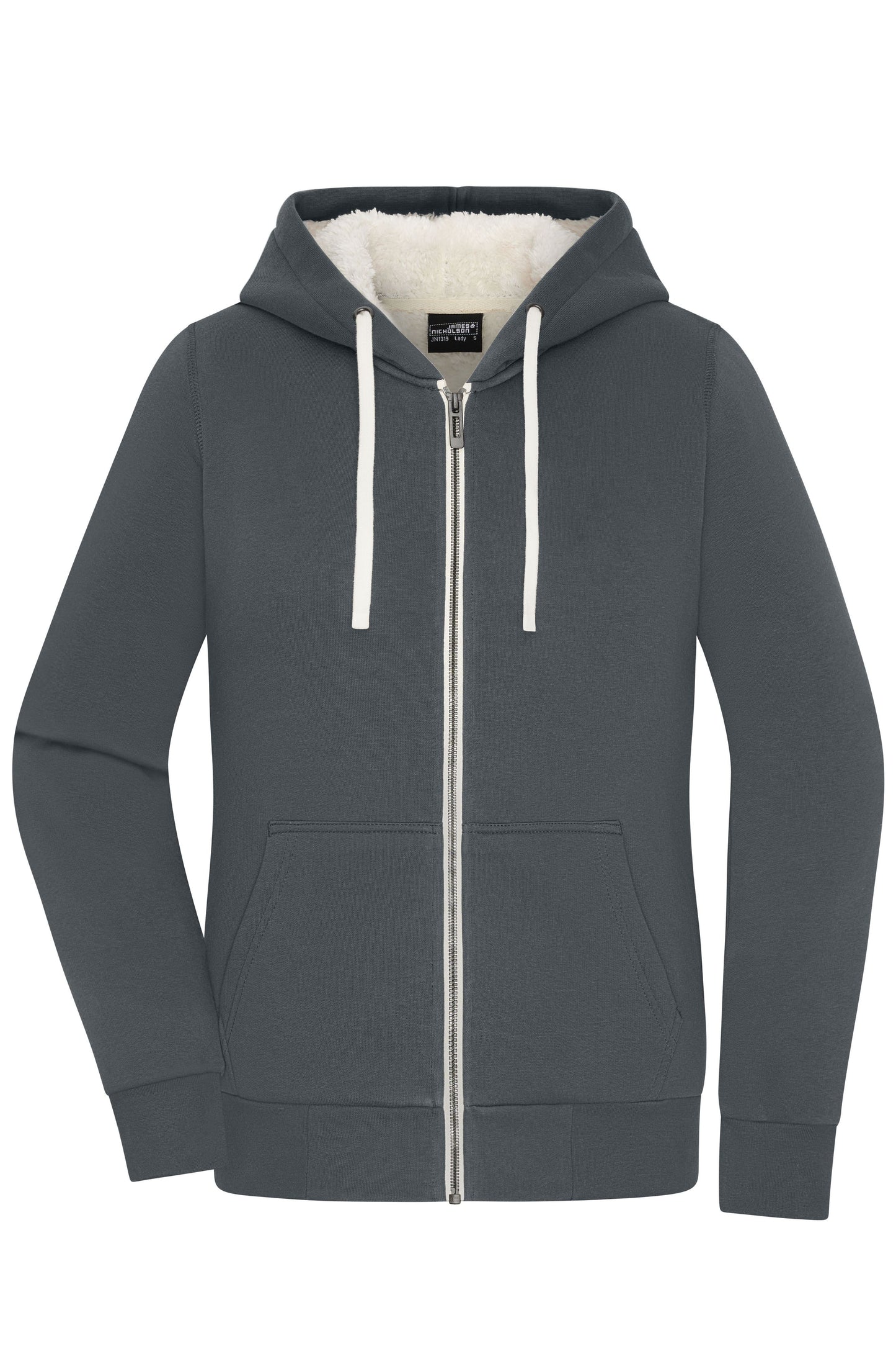 JN1319 - Ladies' Doubleface Jacket in graphite/nature Größe XS von Daiber