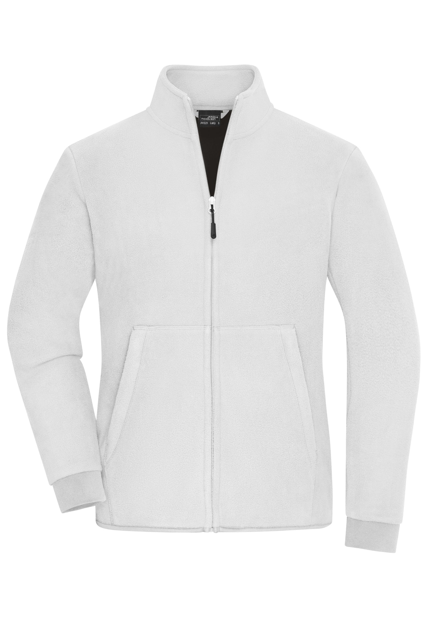 JN1321 - Ladies' Bonded Fleece Jacket in white/dark-grey Größe XS von Daiber