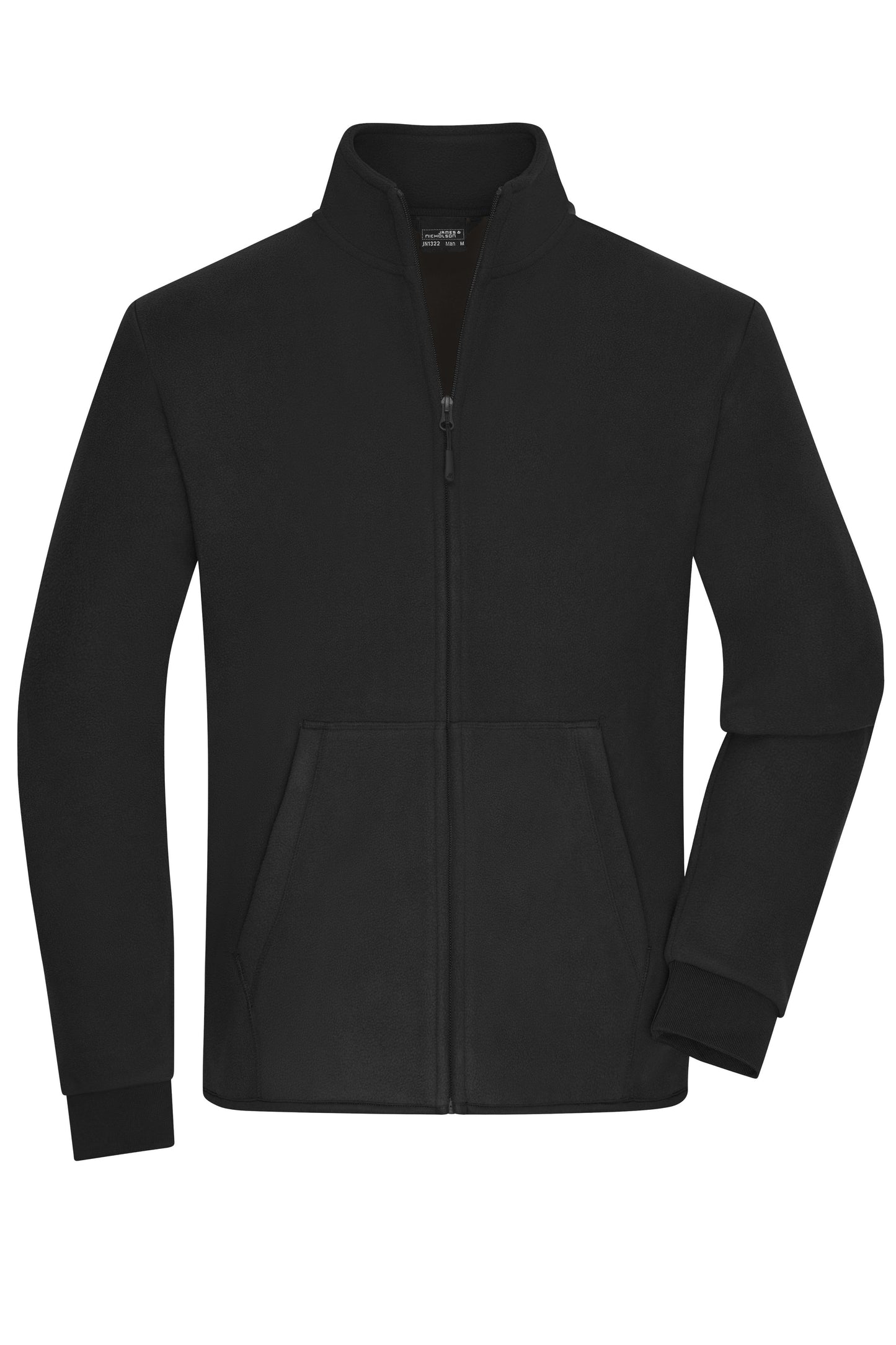 JN1322 - Men's Bonded Fleece Jacket in black/dark-grey Größe S von Daiber