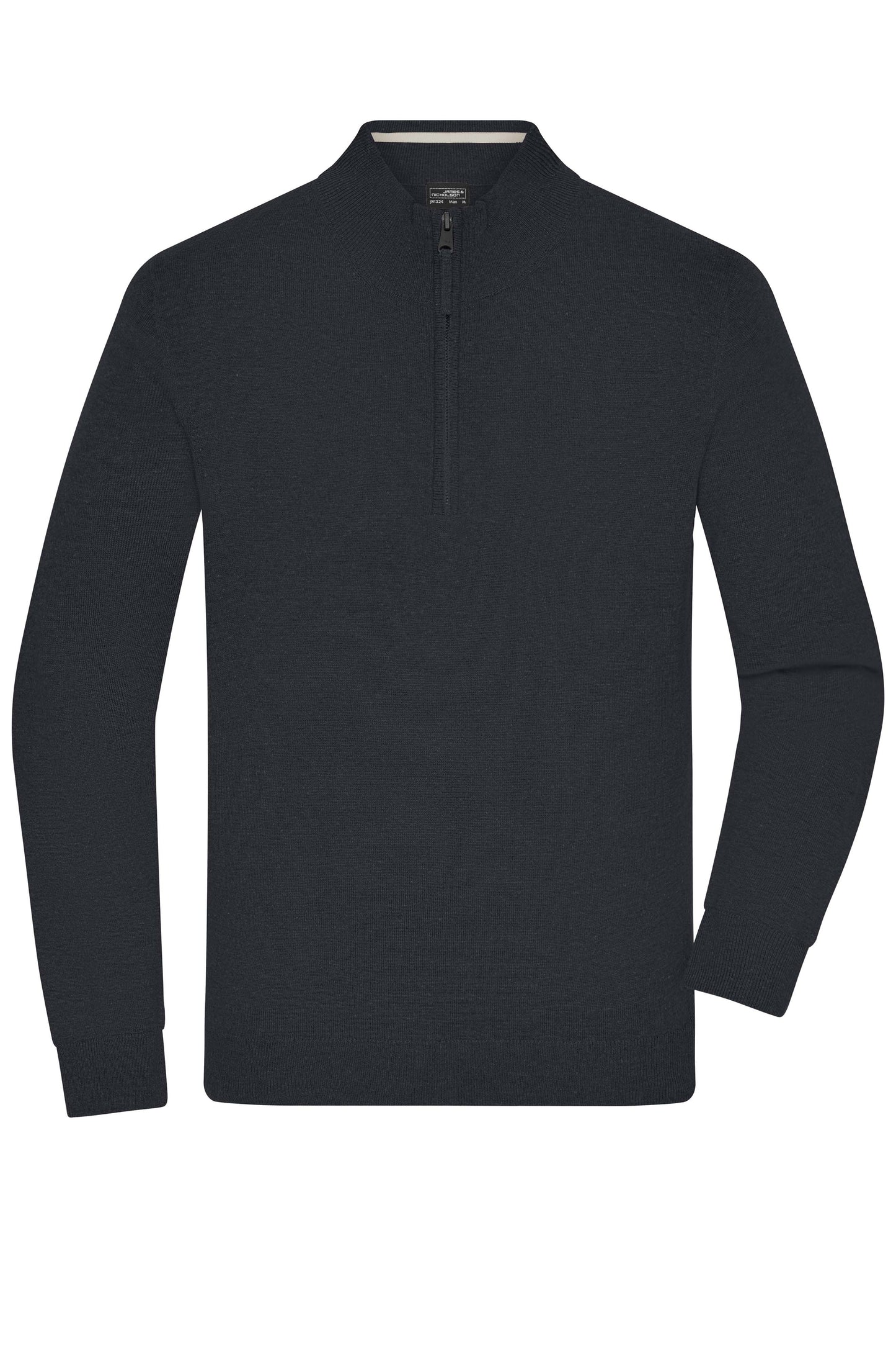 JN1324 - Men's Half-Zip Troyer in black Größe S von Daiber