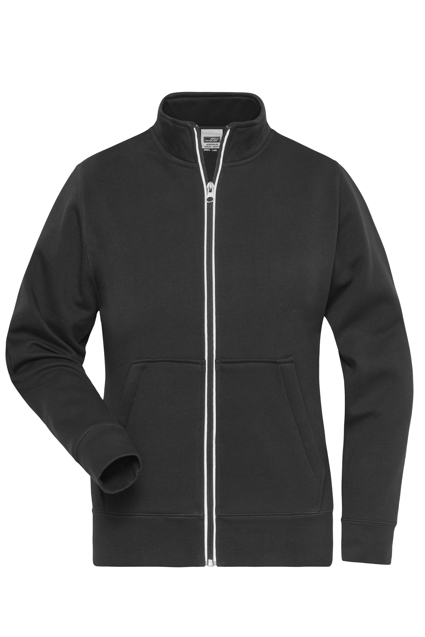 JN1809 - Ladies' Doubleface Work Jacket - SOLID - in black Größe XS von Daiber