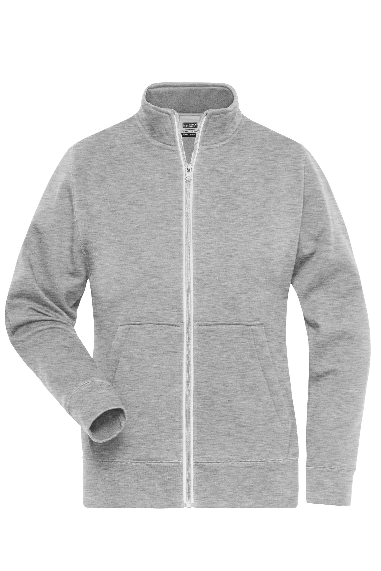 JN1809 - Ladies' Doubleface Work Jacket - SOLID - in grey-heather Größe XS von Daiber