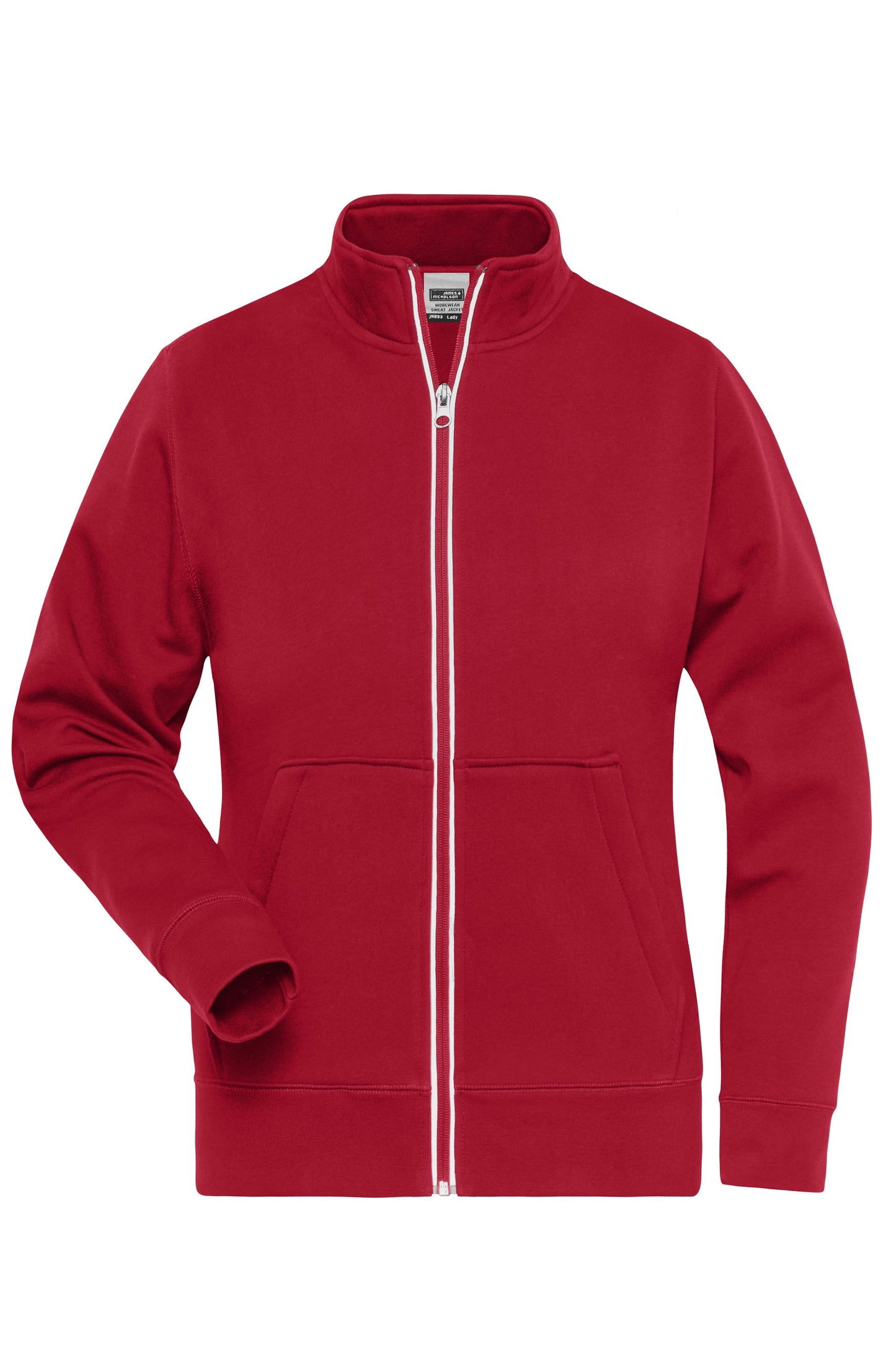 JN1809 - Ladies' Doubleface Work Jacket - SOLID - in red Größe XS von Daiber