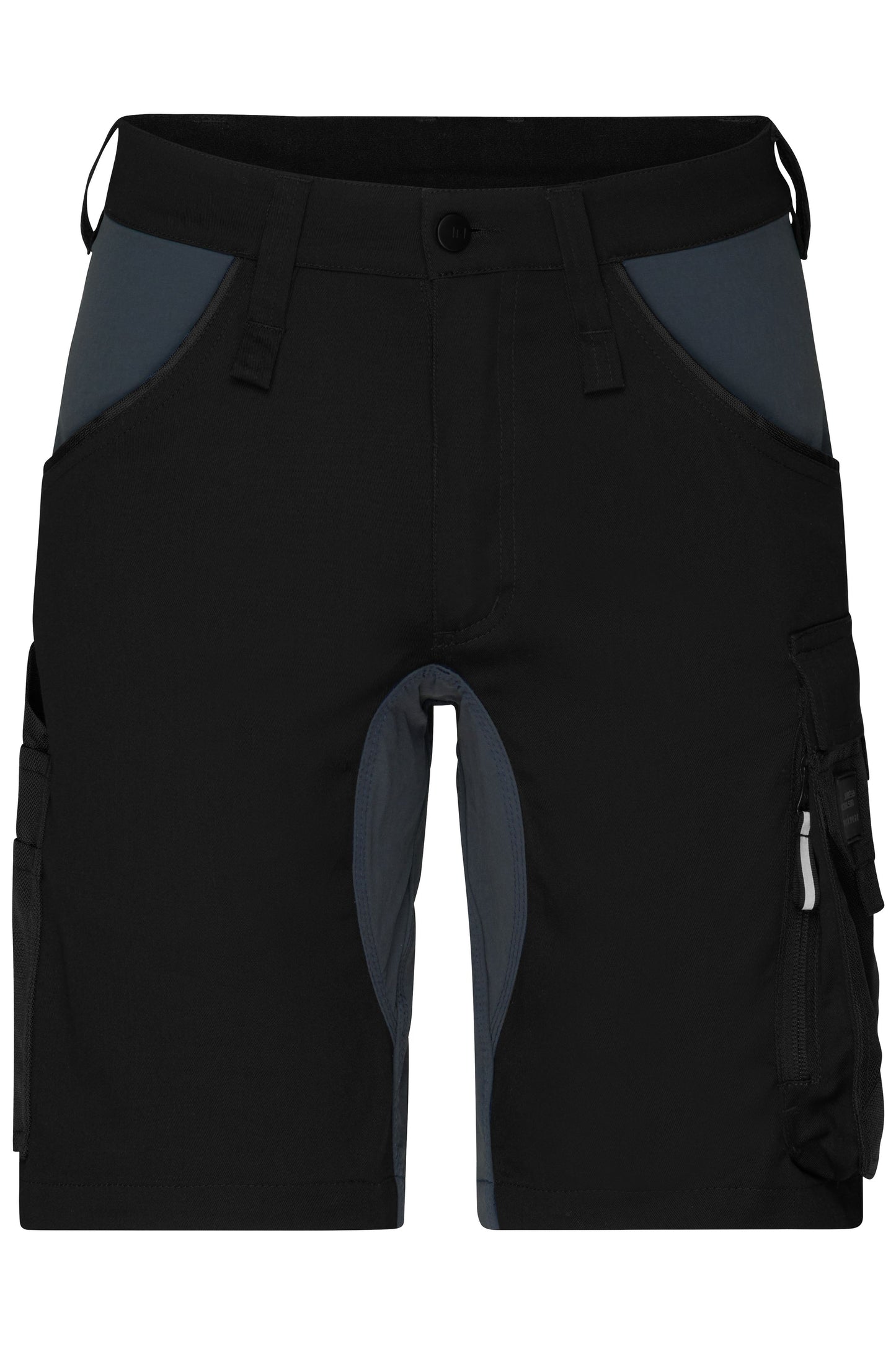 JN1811 - Workwear Stretch-Bermuda Slim Line in black/carbon Größe 42 von Daiber